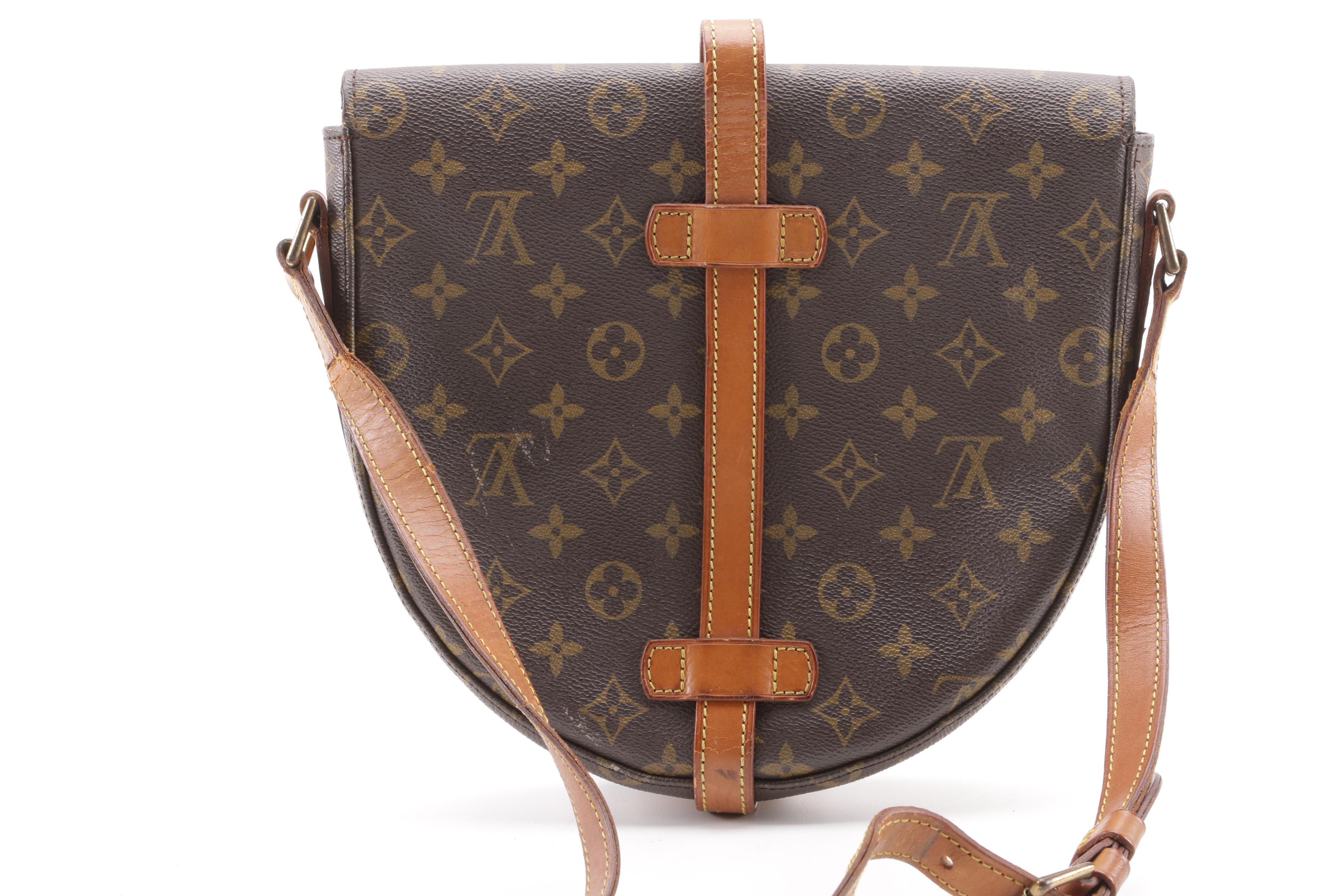 1988 Vintage Louis Vuitton Paris Monogram Canvas Chantilly MM Crossbody Bag