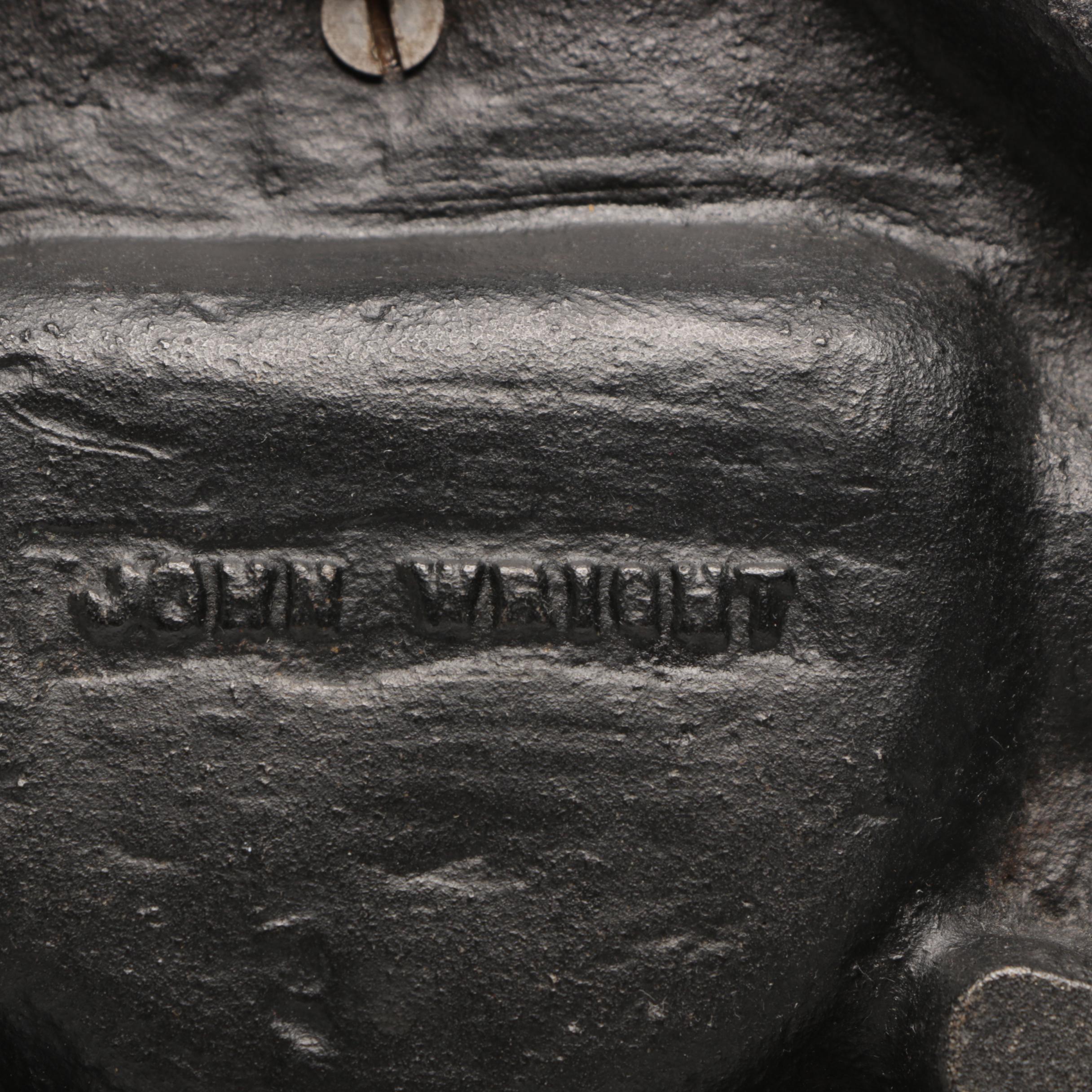 John Wright Cast Iron Commemorative Figurines and Ash Receivers