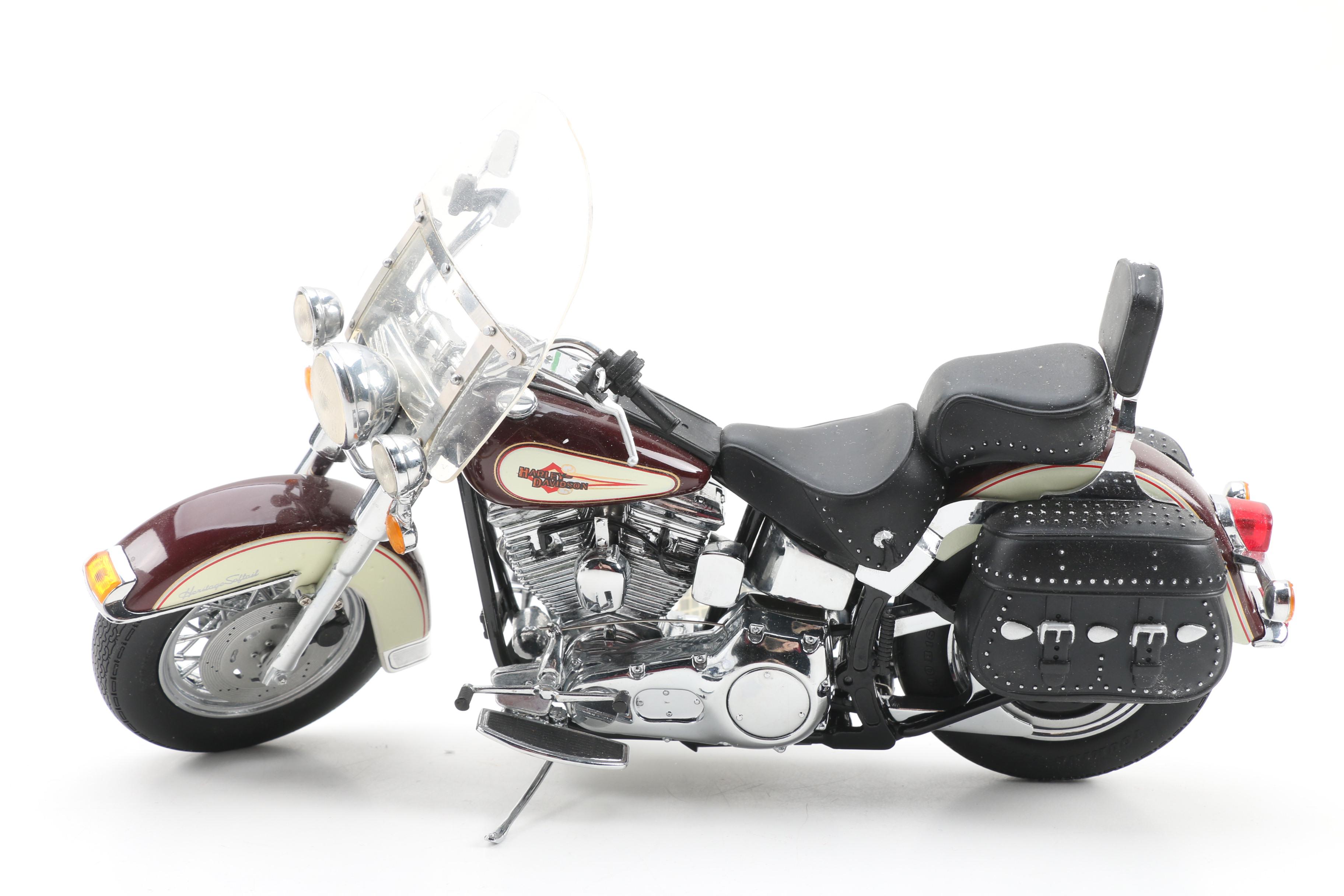 Franklin Mint Harley-Davidson 1:10 Die-Cast Motorcycle Replicas