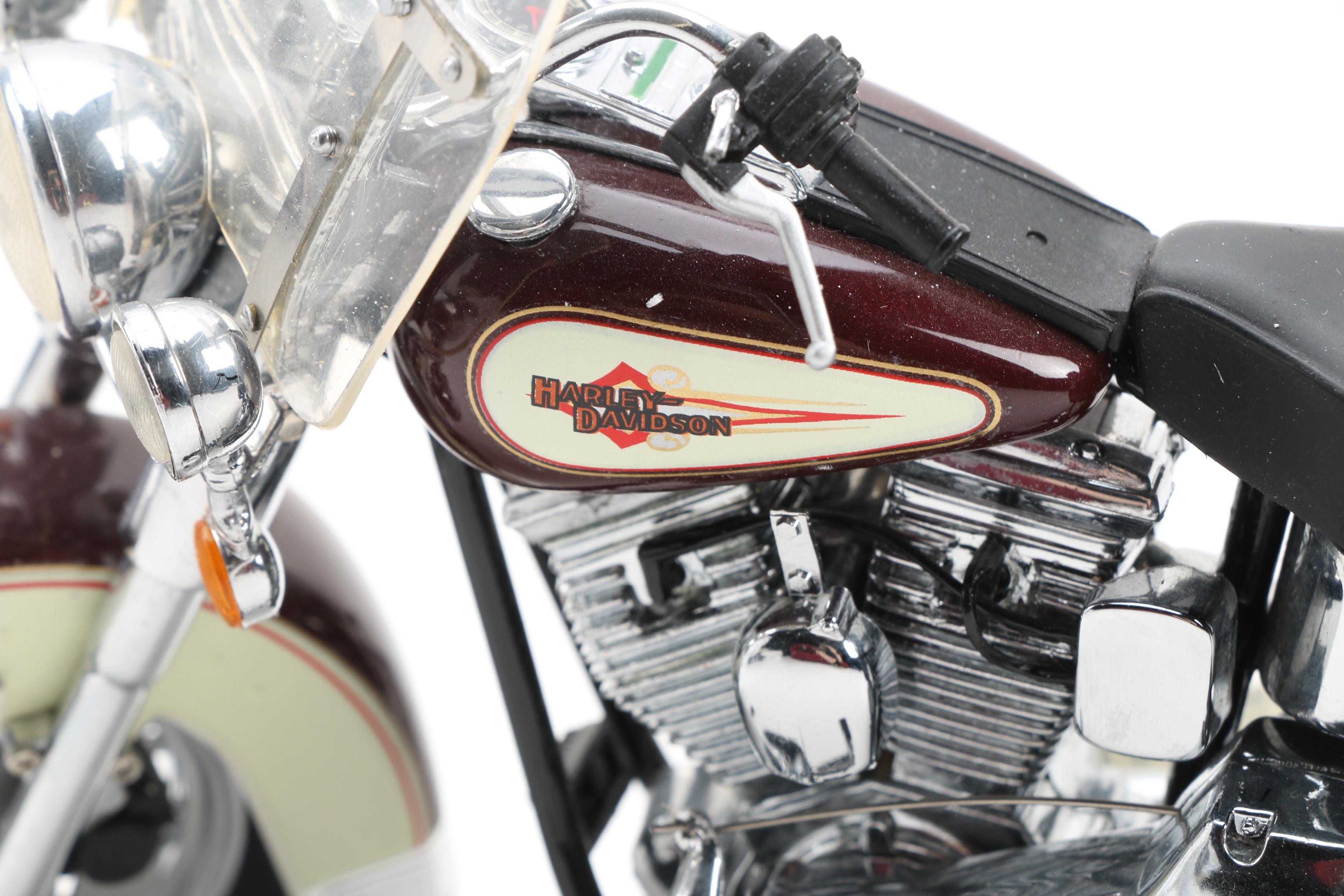 Franklin Mint Harley-Davidson 1:10 Die-Cast Motorcycle Replicas