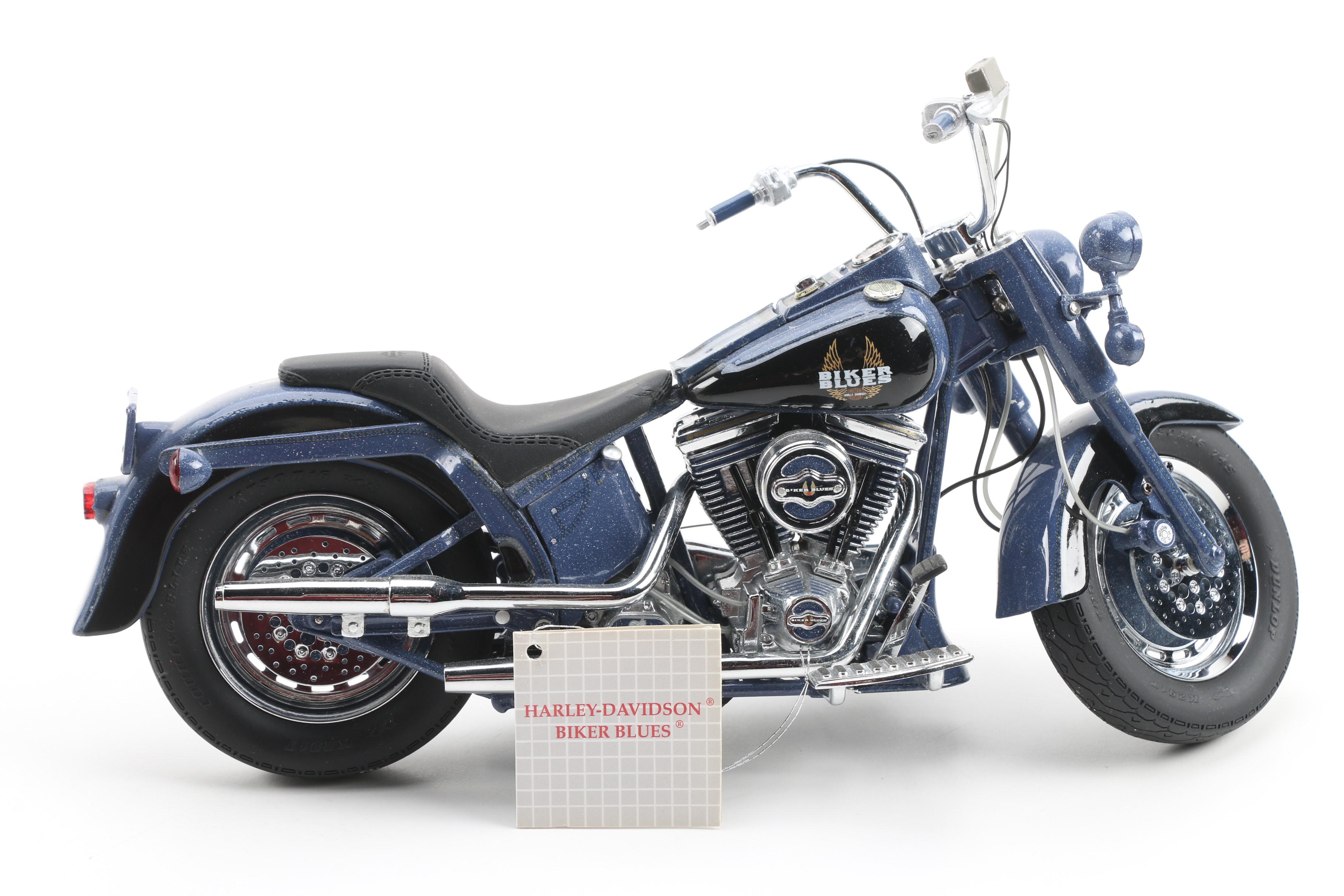 Franklin Mint Harley-Davidson 1:10 Die-Cast Motorcycle Replicas