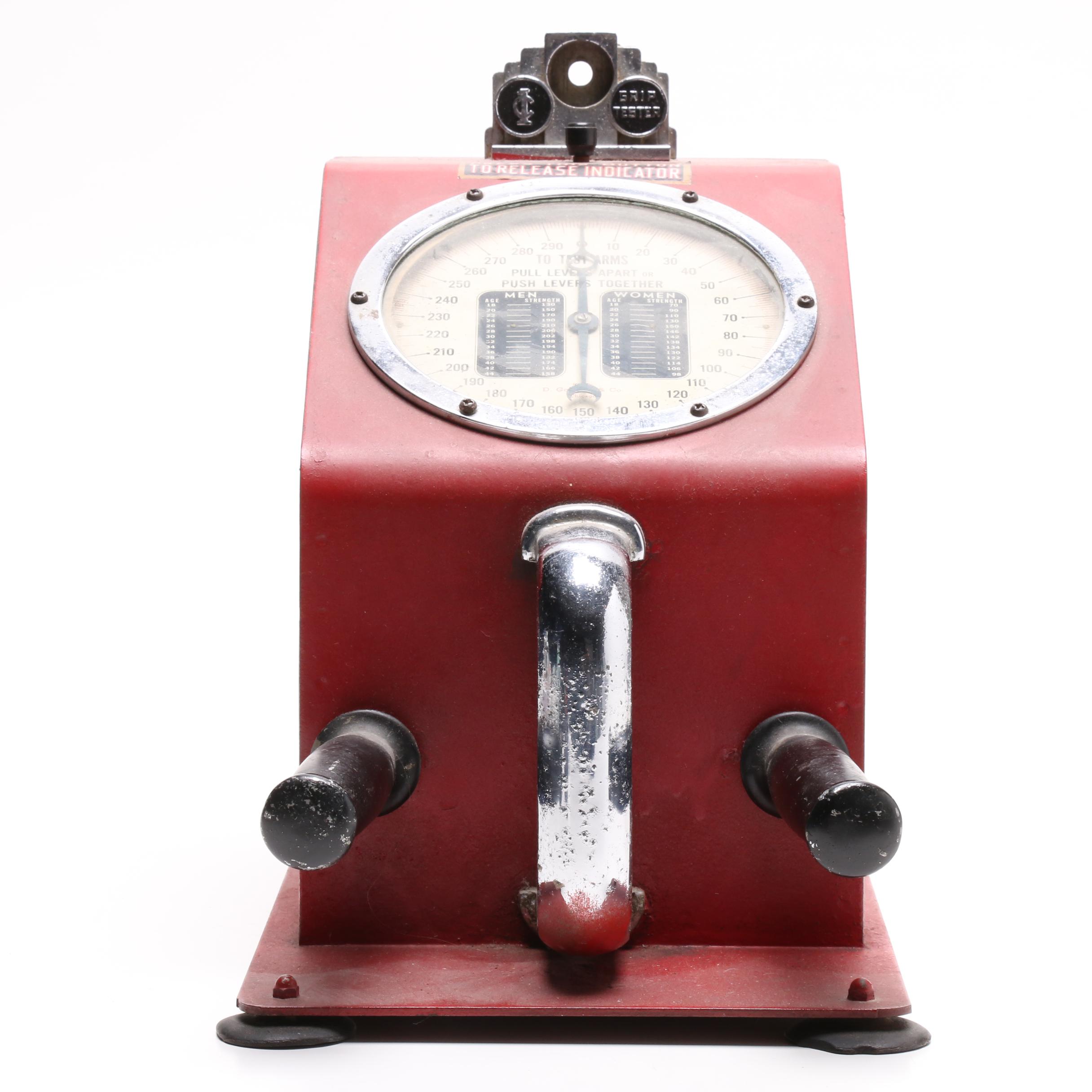 Vintage Grip Strength Tester by Gottlieb and Company