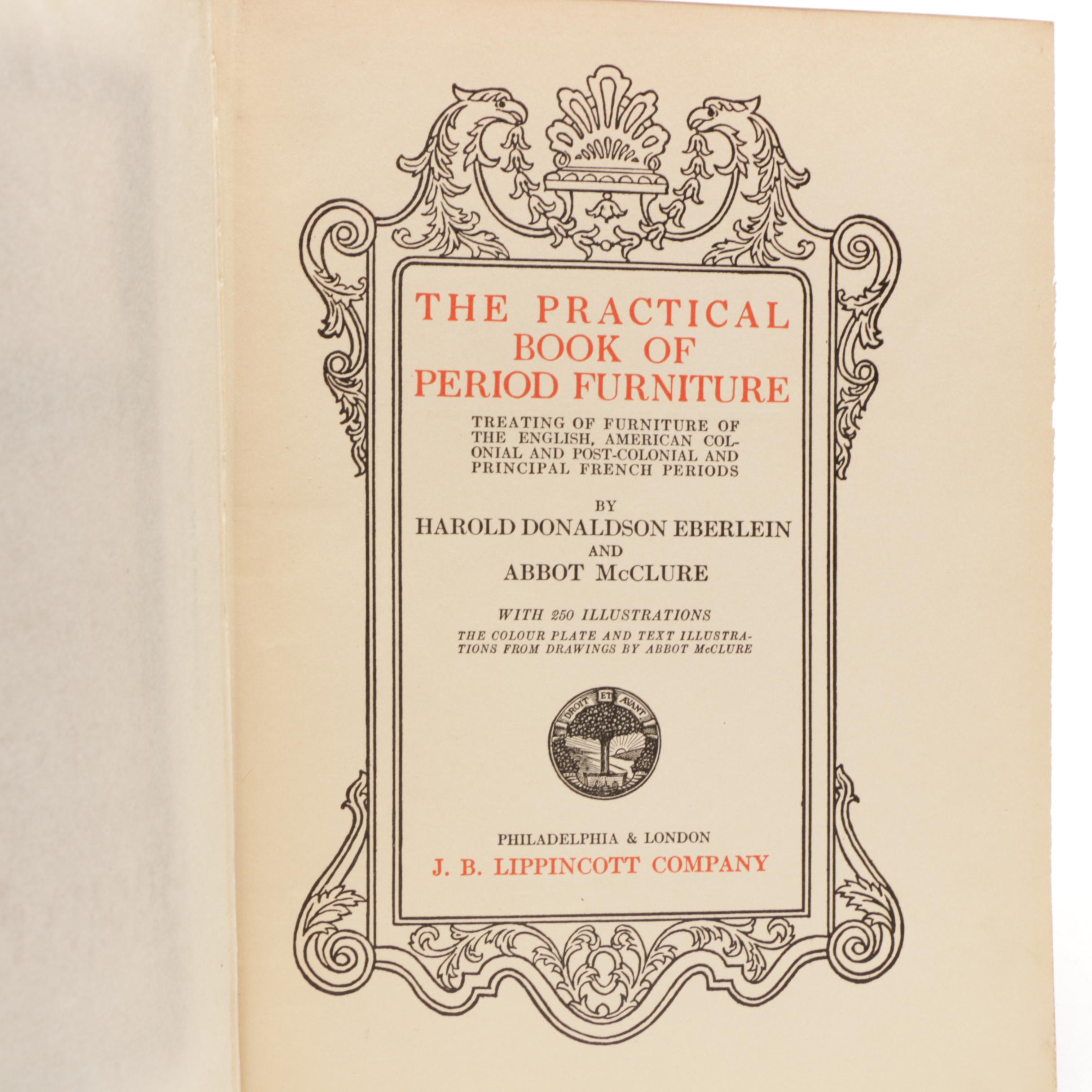 Antique to Vintage  Books on Furniture including First Edition