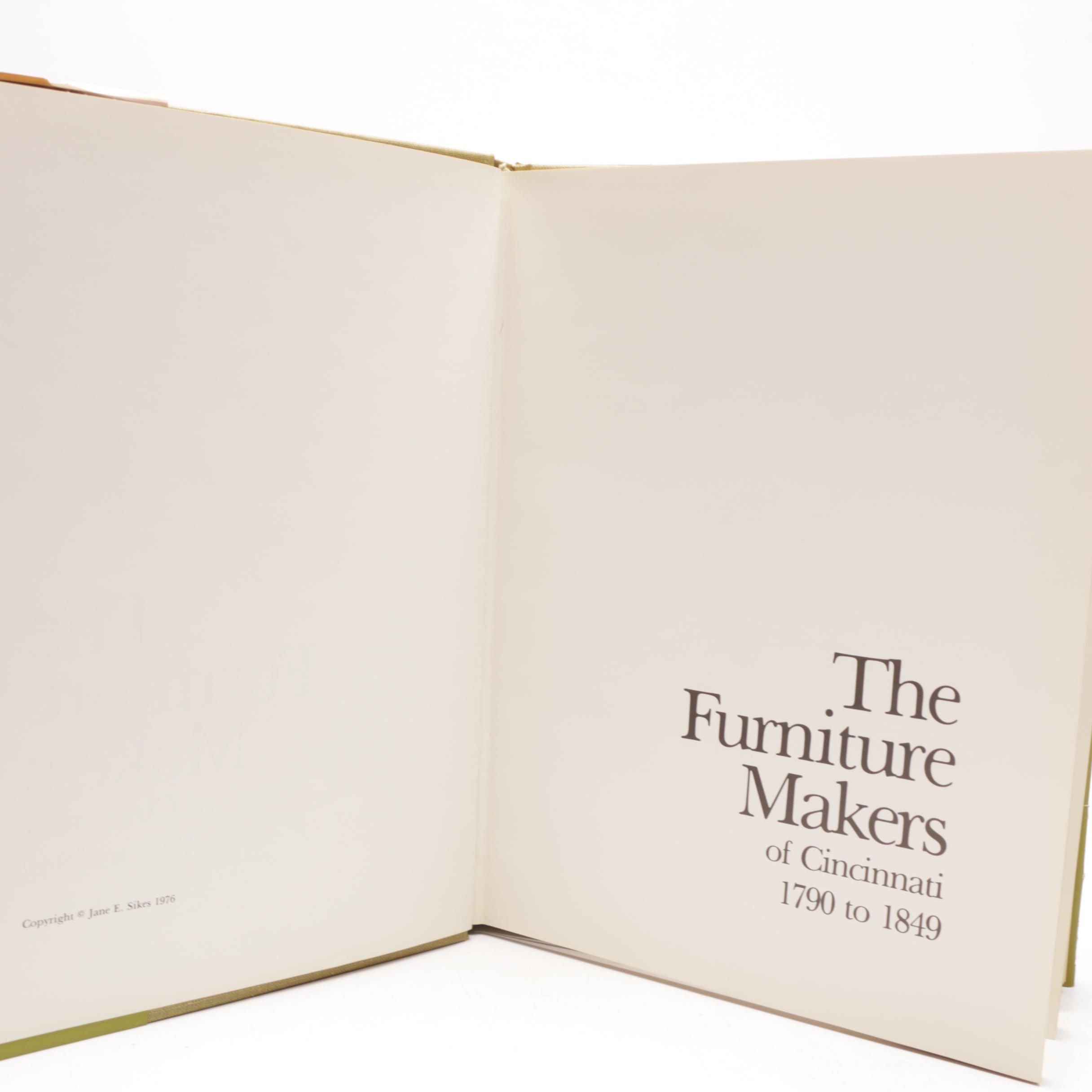 Antique to Vintage  Books on Furniture including First Edition