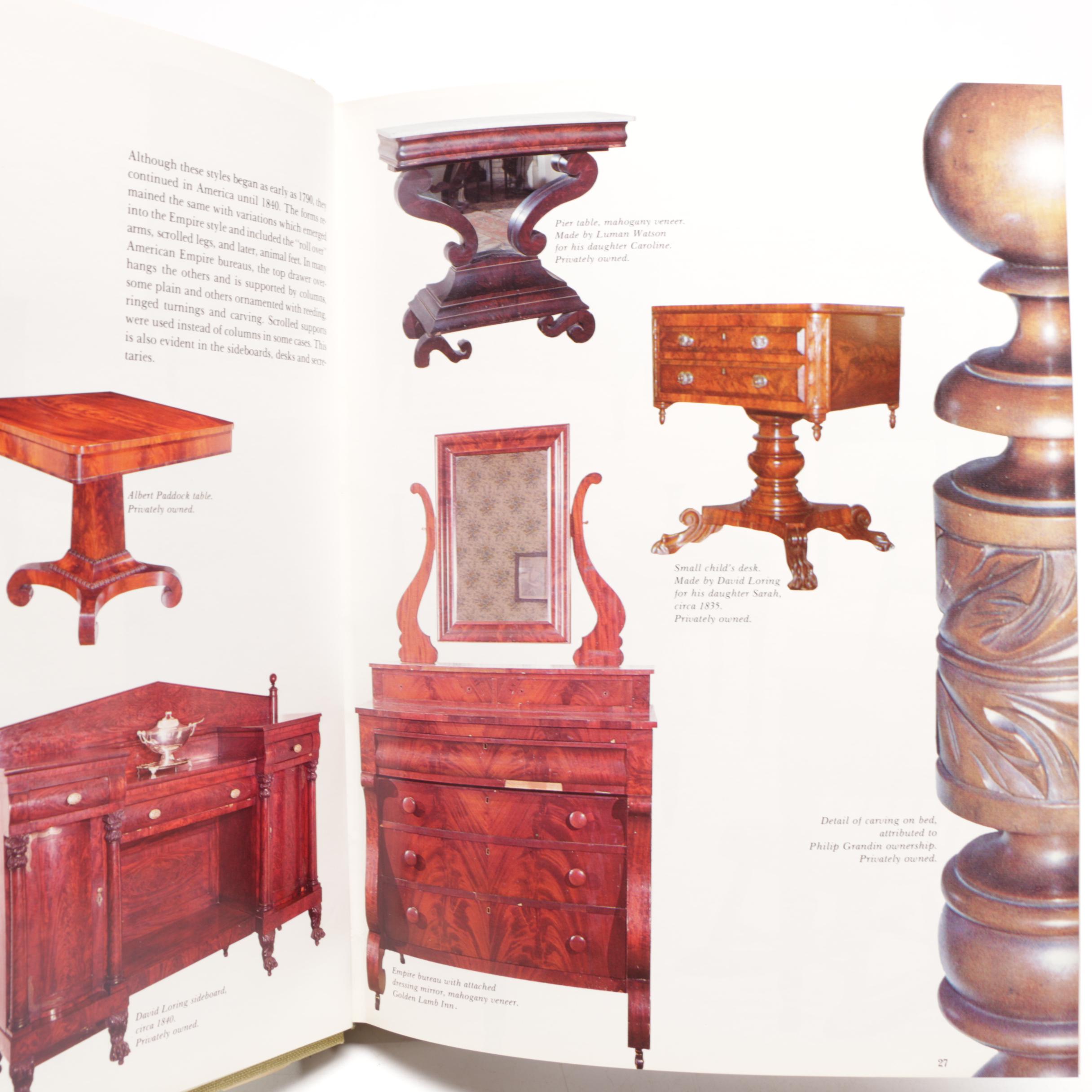 Antique to Vintage  Books on Furniture including First Edition