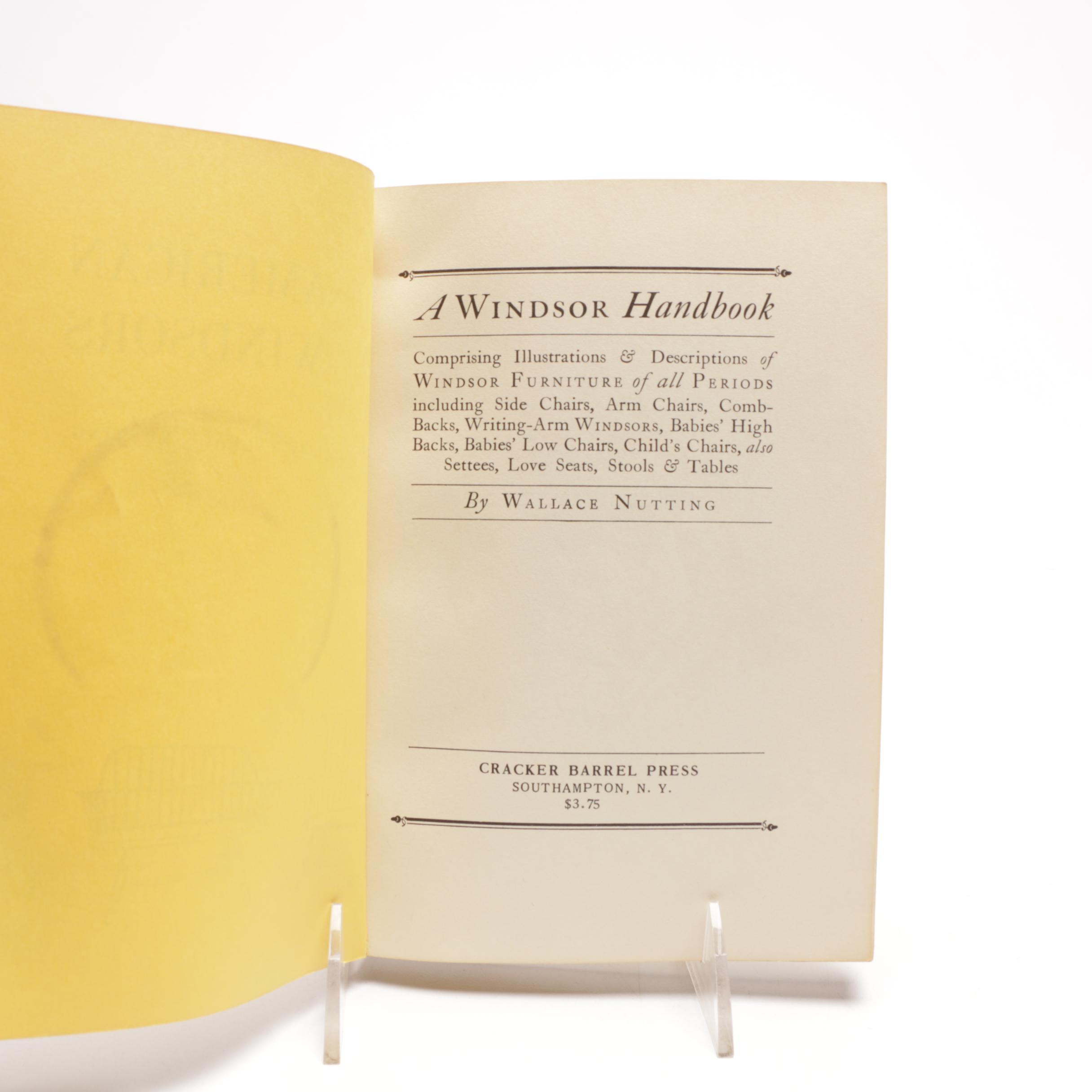 Antique to Vintage  Books on Furniture including First Edition