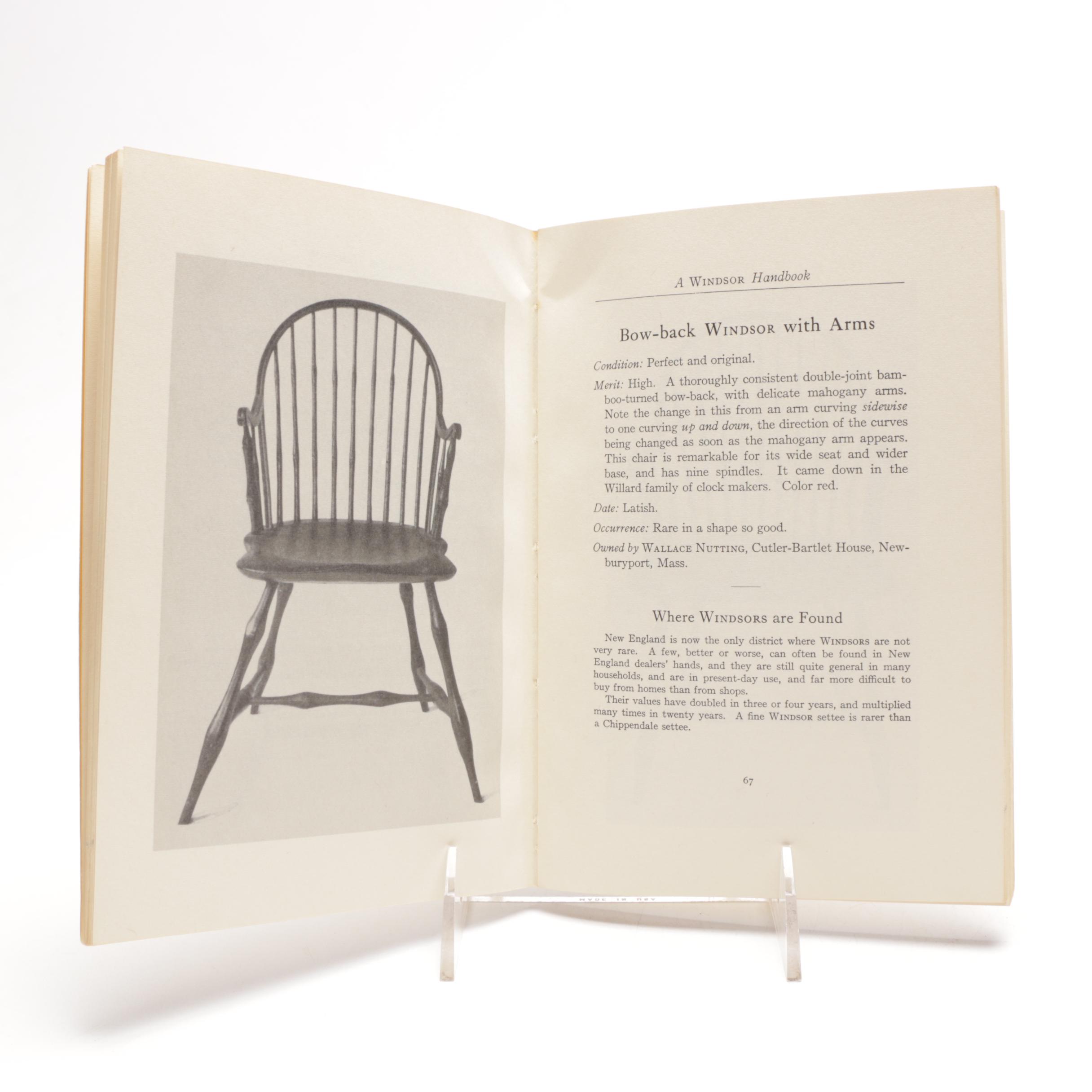 Antique to Vintage  Books on Furniture including First Edition