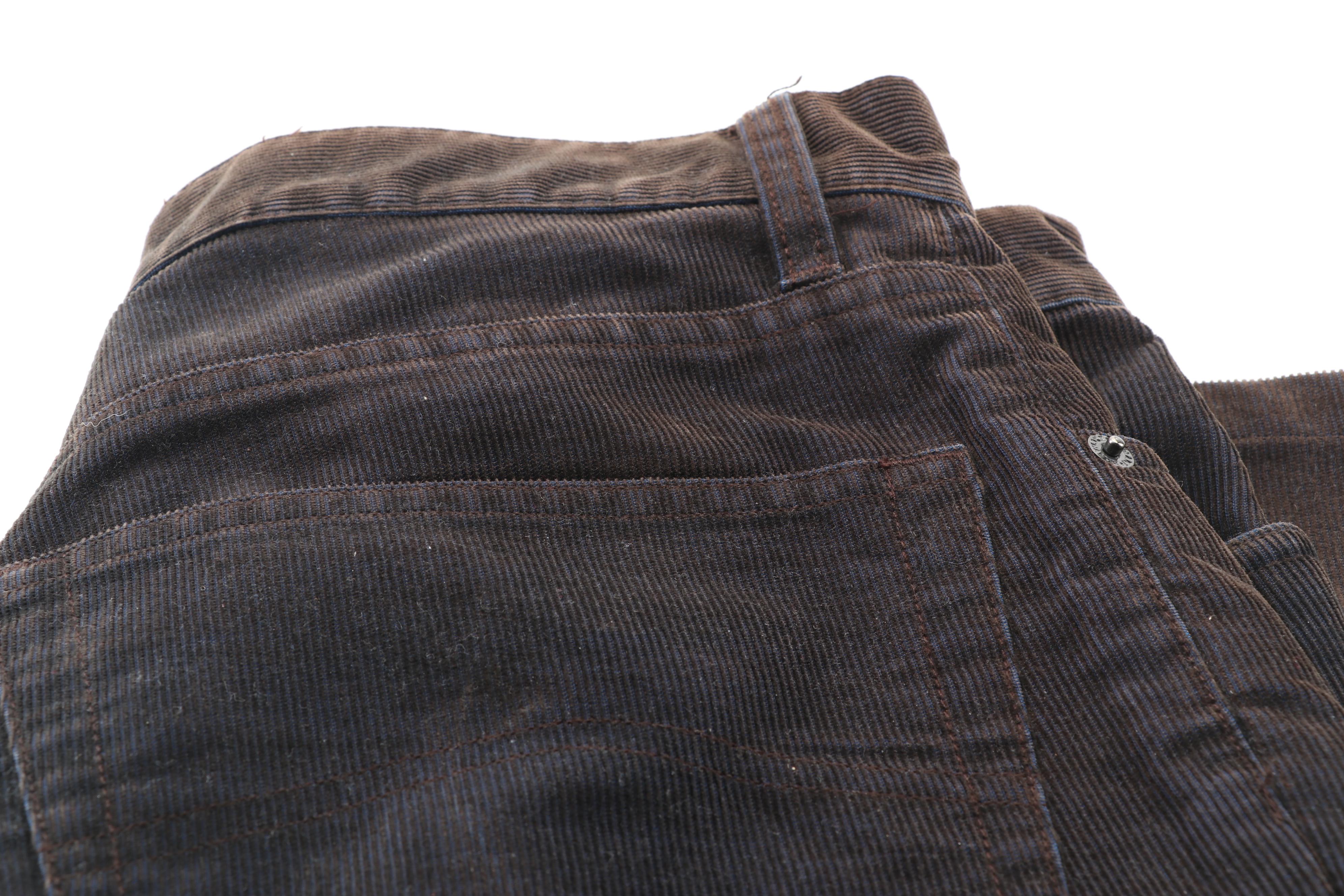 Men's Prada Jeans and A/X Armani Exchange Corduroys