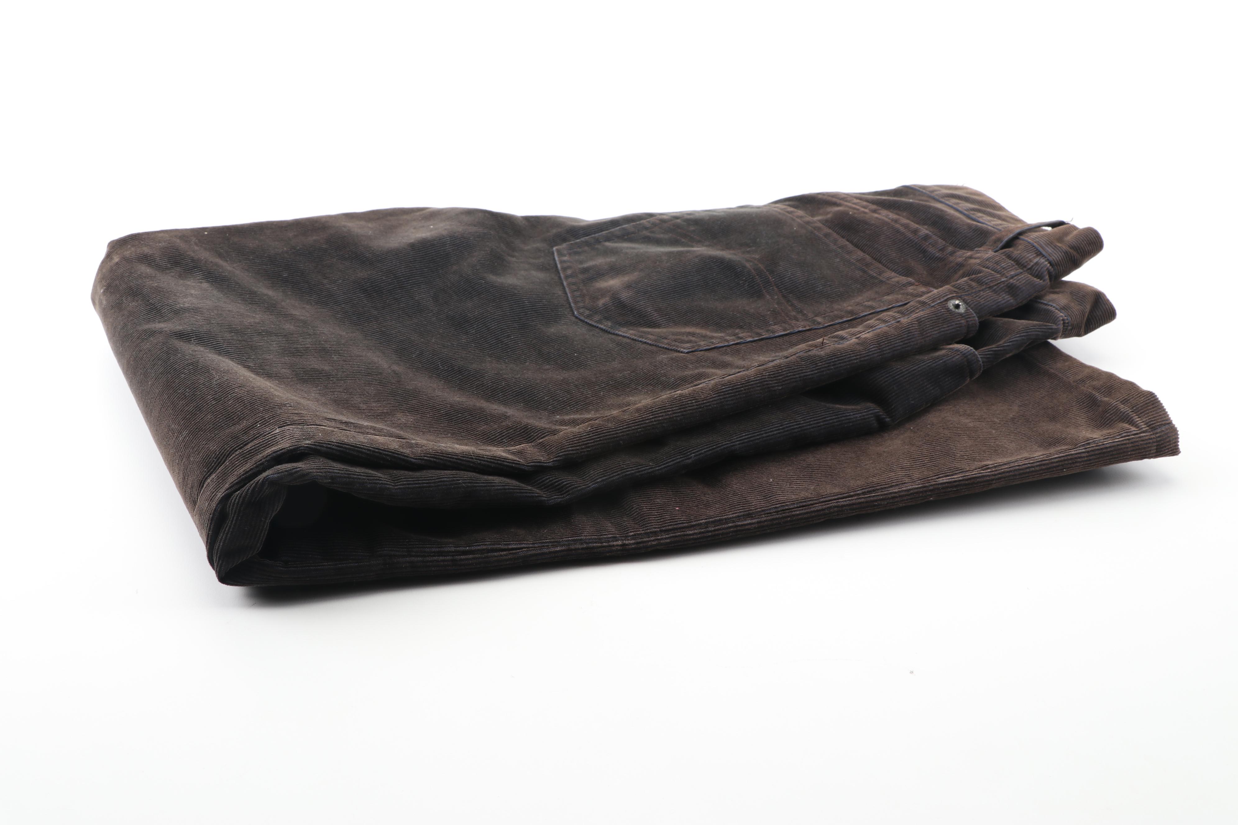 Men's Prada Jeans and A/X Armani Exchange Corduroys