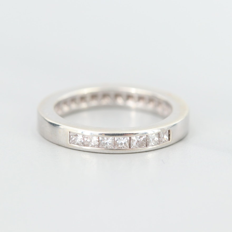 14K White Gold Diamond Ring