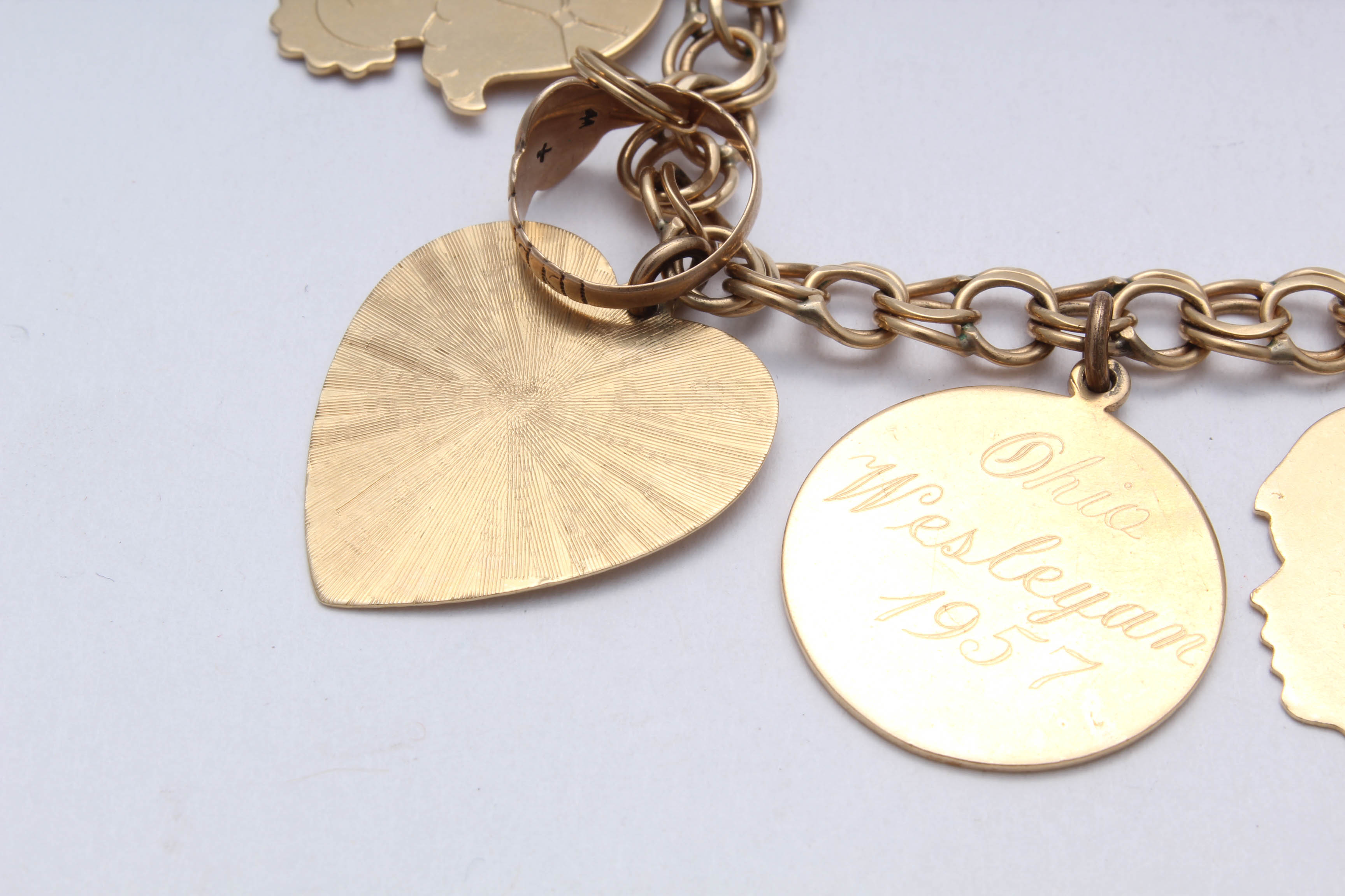14K Yellow Gold Charm Bracelet