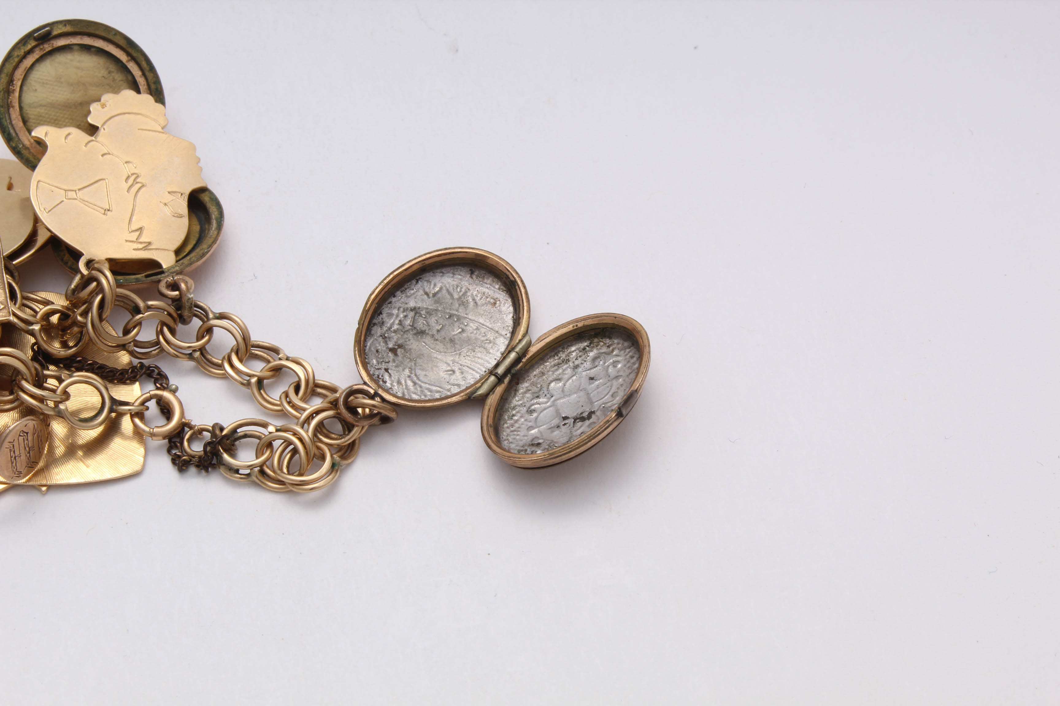 14K Yellow Gold Charm Bracelet