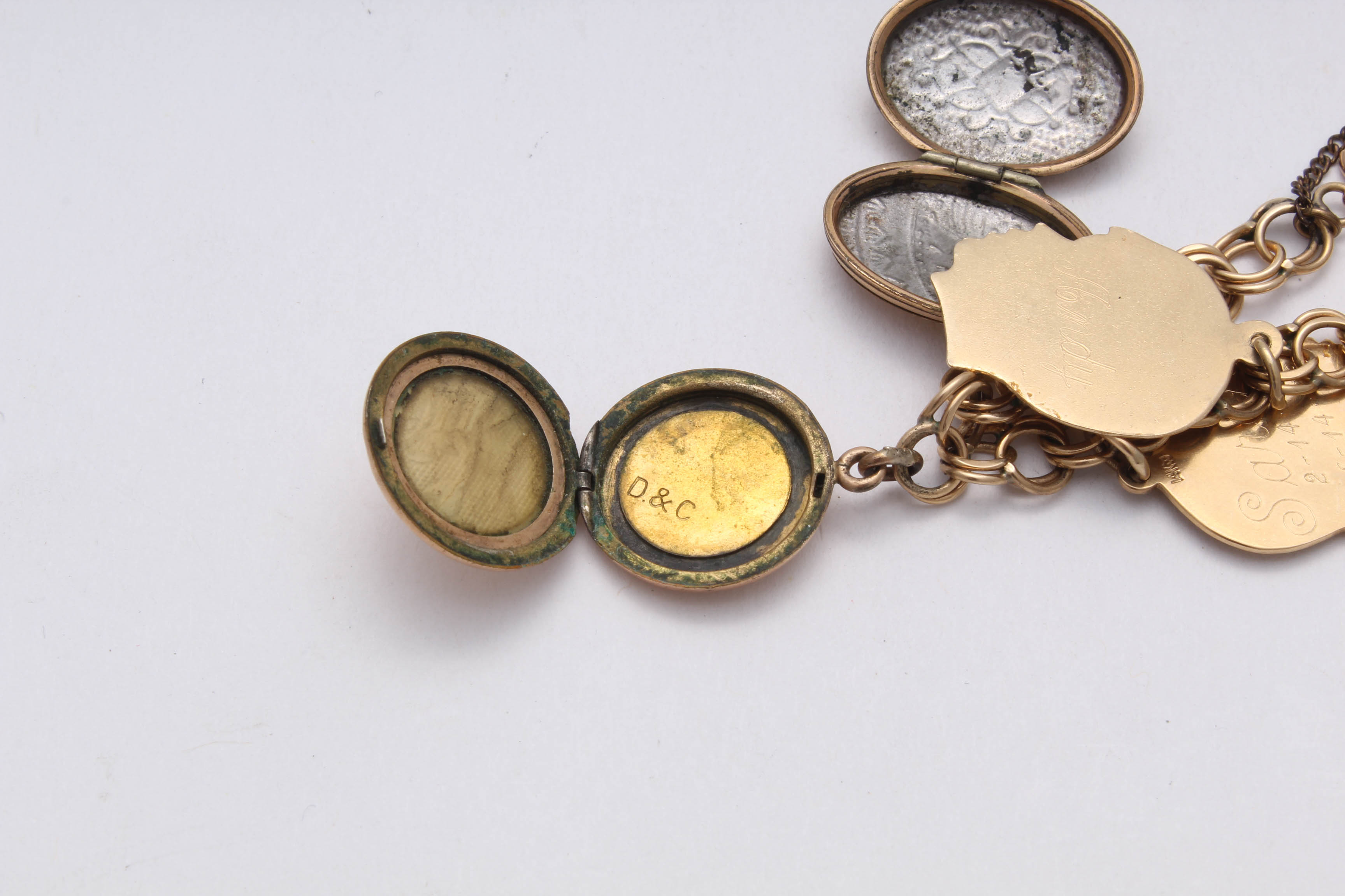 14K Yellow Gold Charm Bracelet