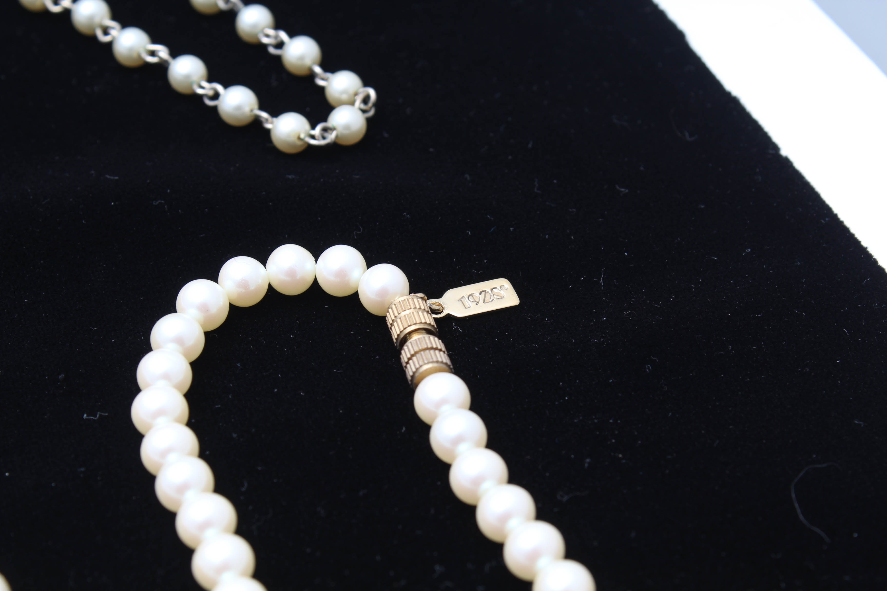 Vintage Costume Pearl Necklaces and Bracelets