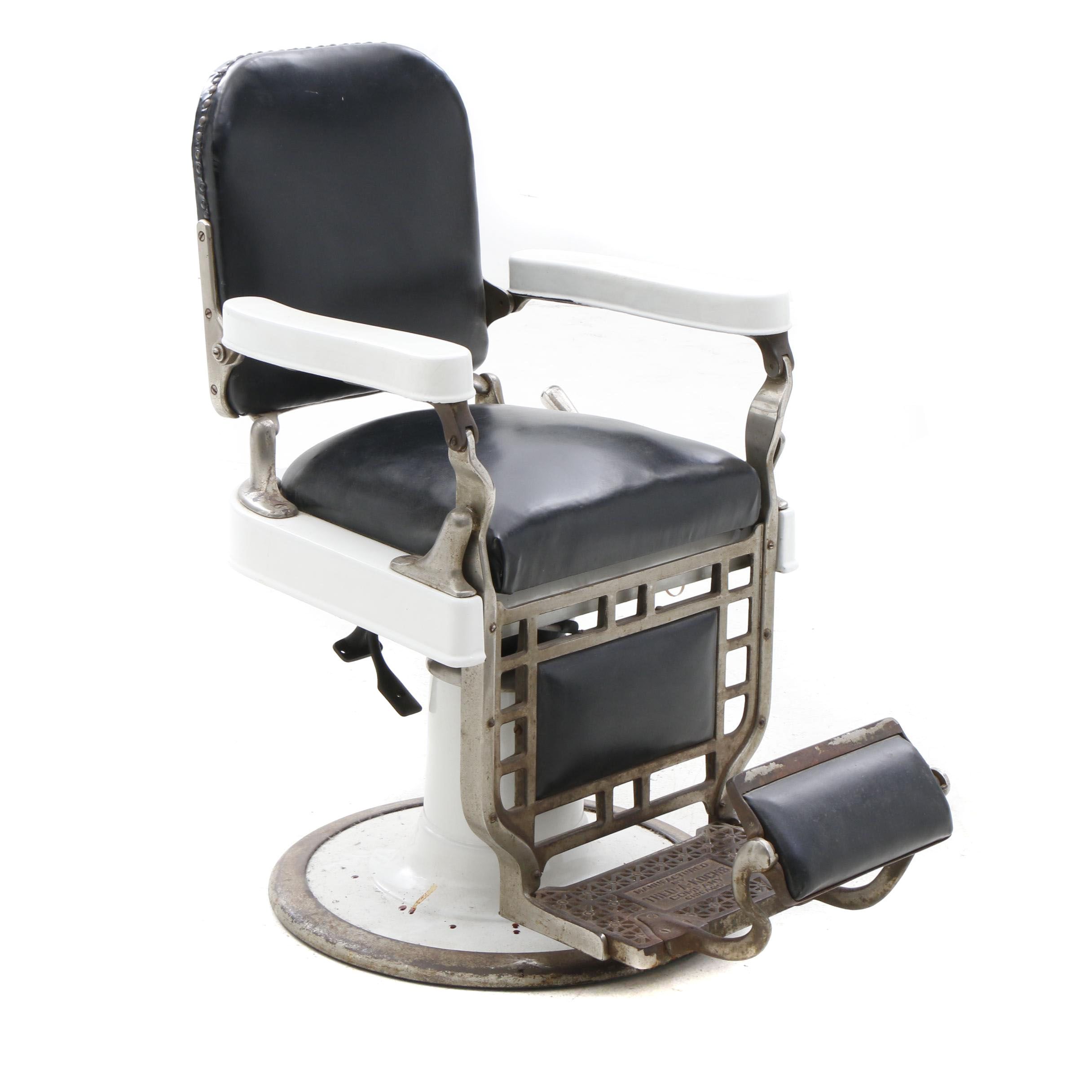 Theo A. Kochs Barber's Chair, 20th Century