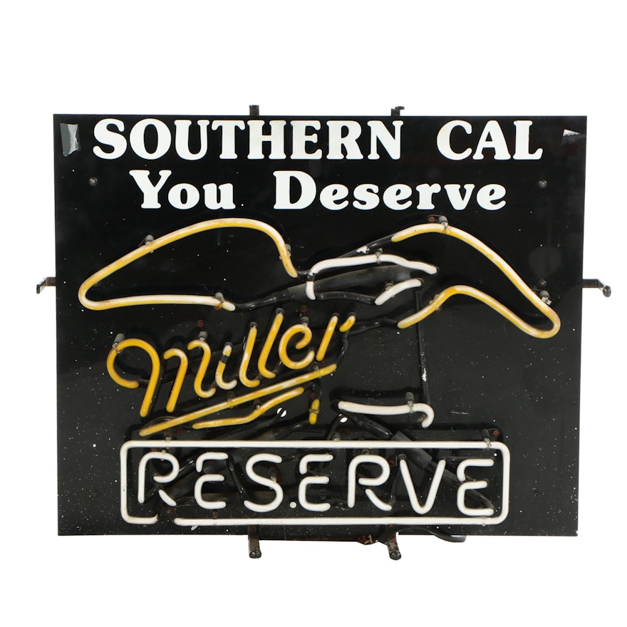 Miller Reserve Neon Advertising Sign