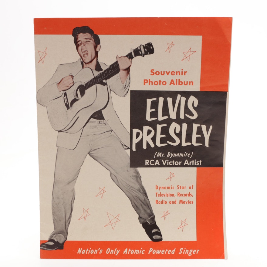 1950s Rock-N-Roll Star Elvis Presley Souvenir Photo Album From RCA Records
