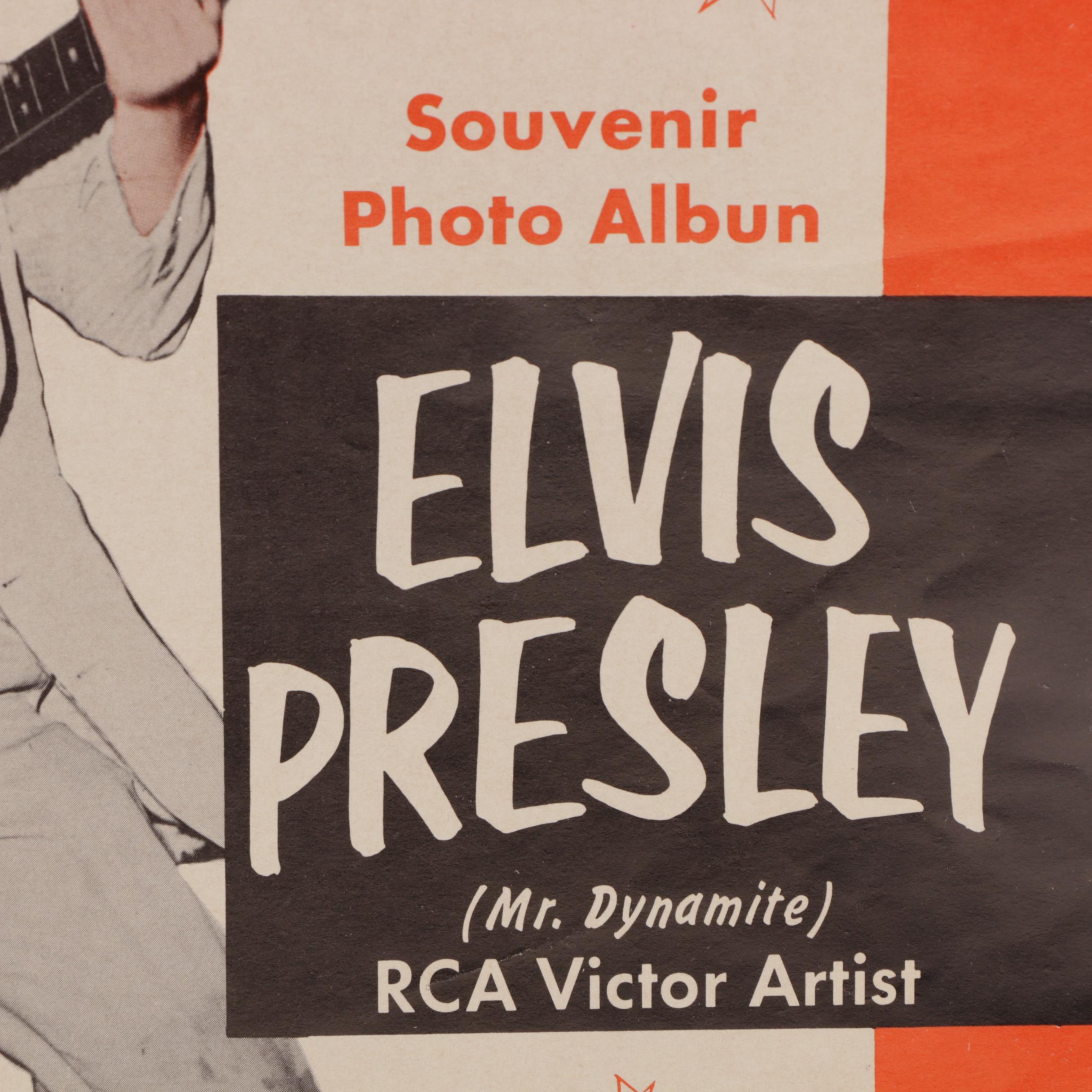 1950s Rock-N-Roll Star Elvis Presley Souvenir Photo Album From RCA Records