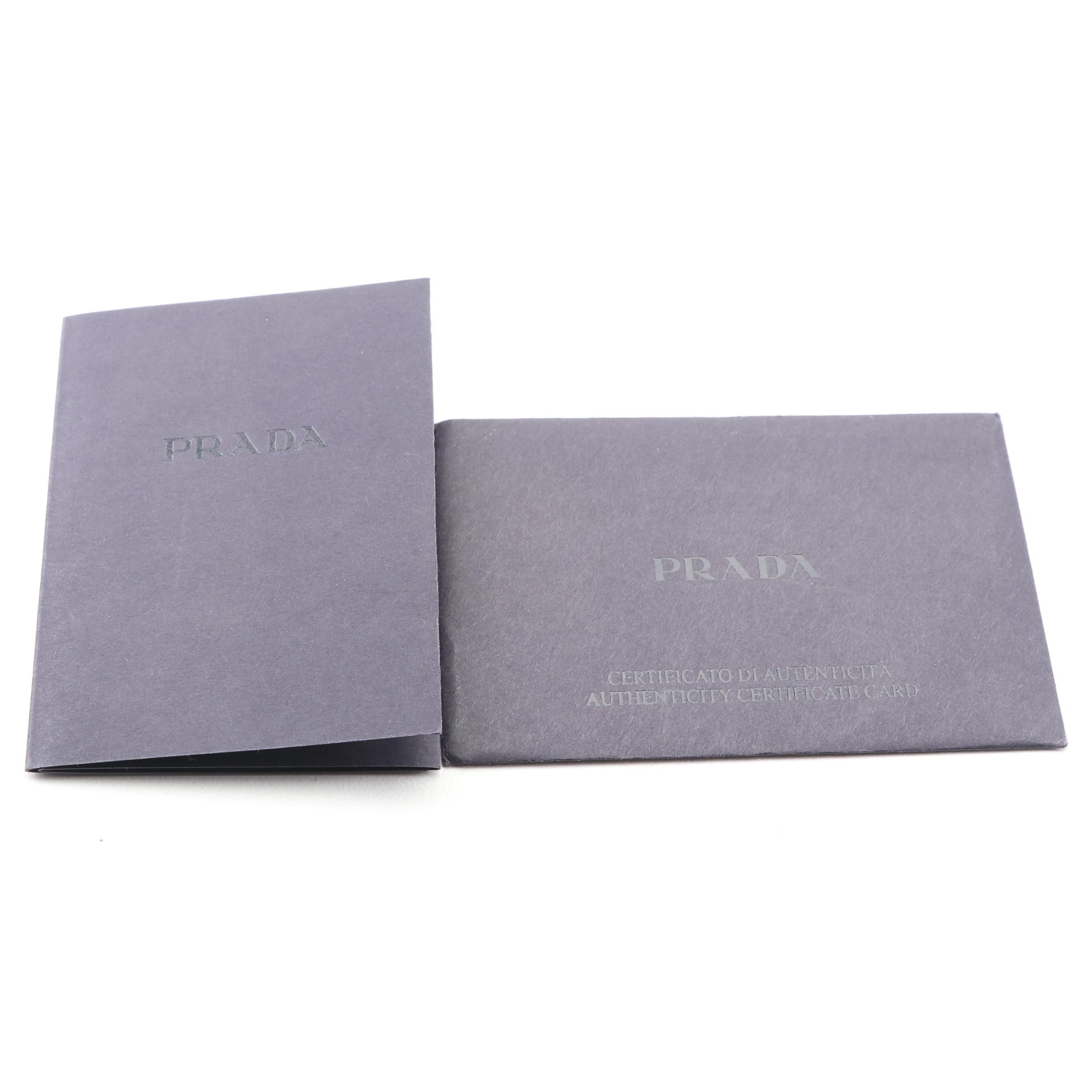 Prada Black Saffiano Leather Bifold Wallet