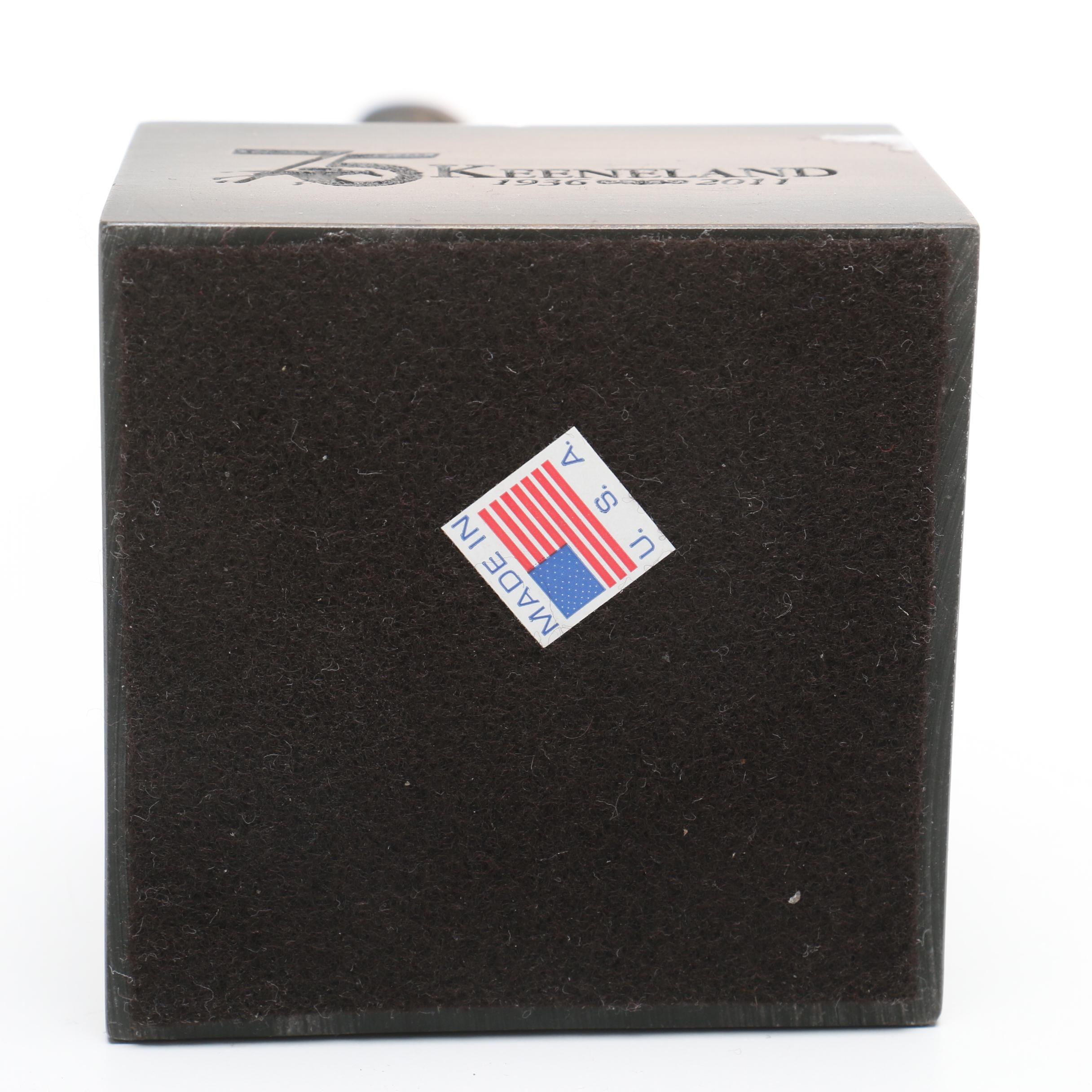 Commemorative 2011 "75th Anniversary" Keeneland Race Track Jockey Statue