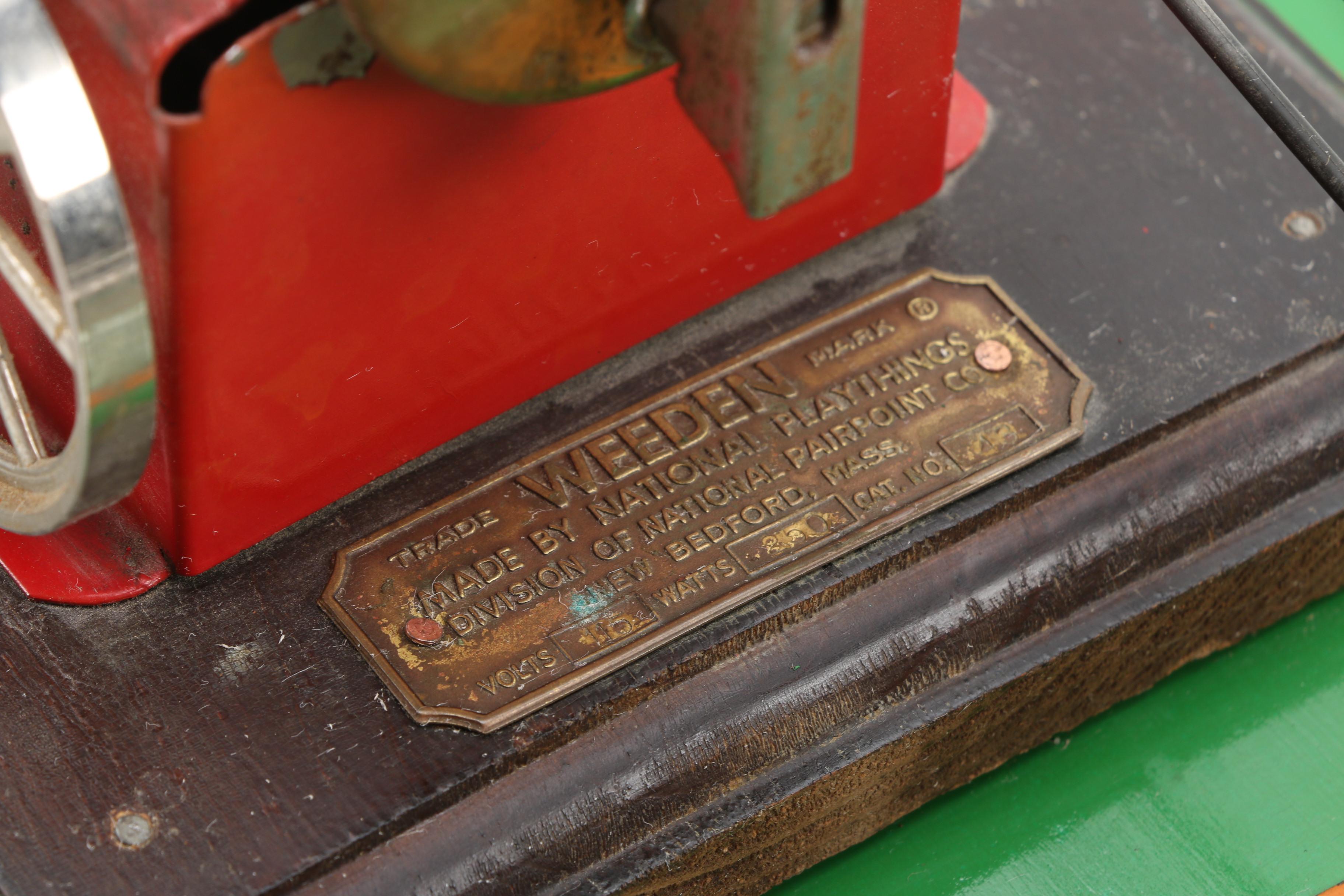 National Playthings Weeden Steam Engine Set, Mid 20th Century