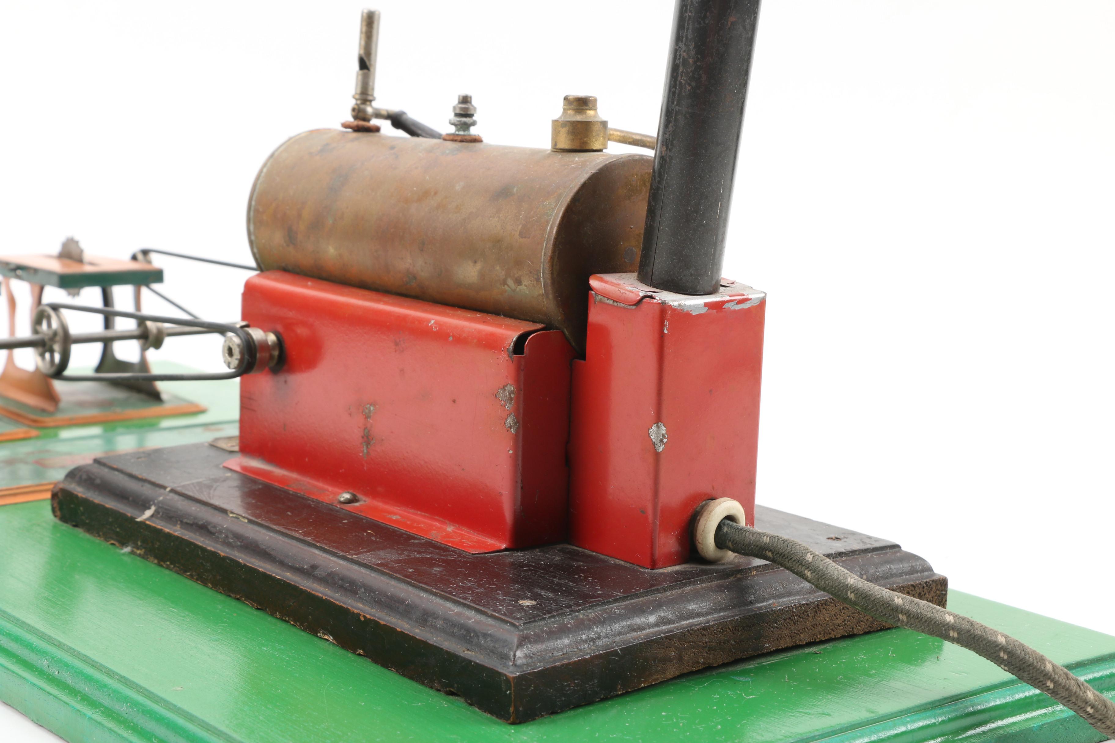 National Playthings Weeden Steam Engine Set, Mid 20th Century