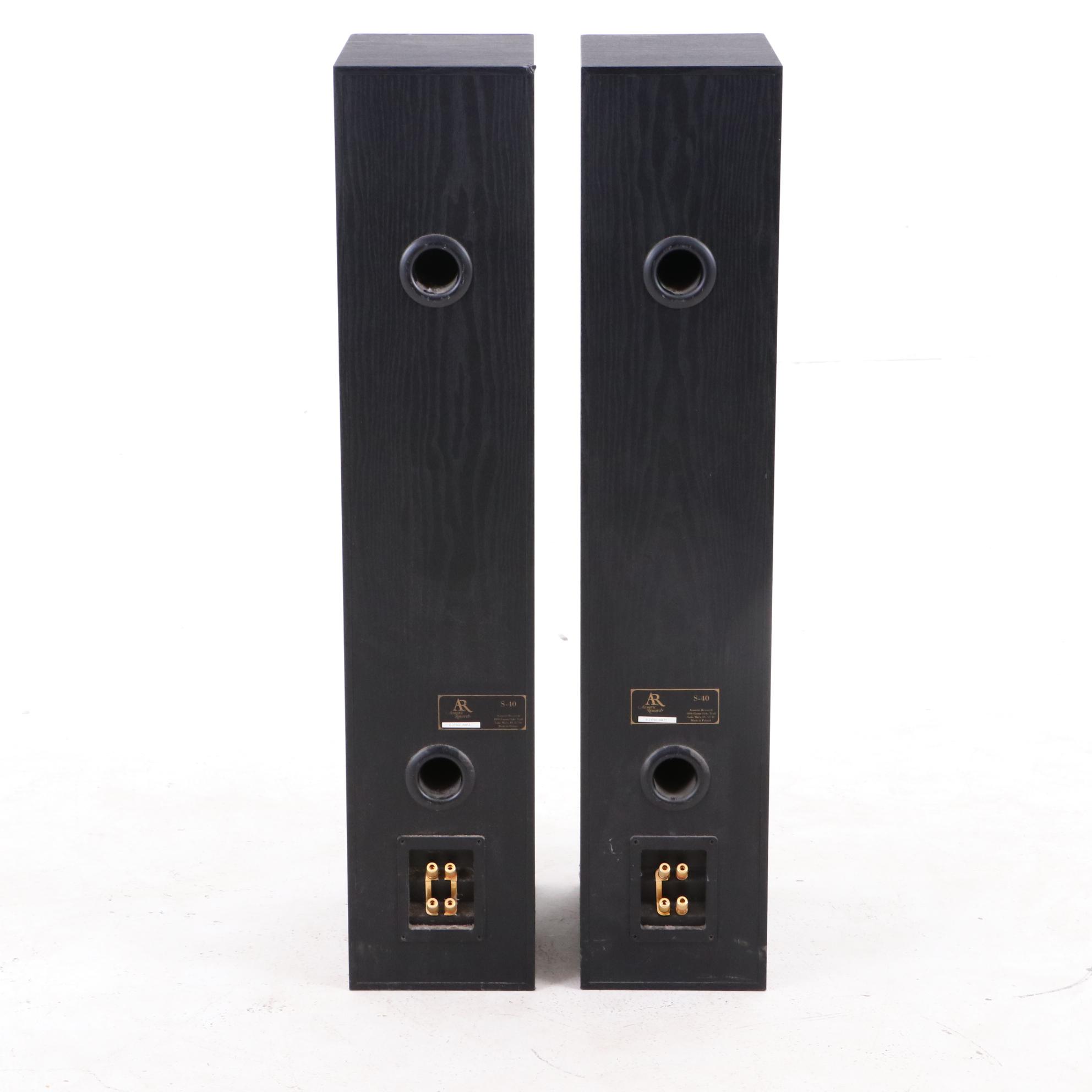 Acoustic Research S-40 Speakers