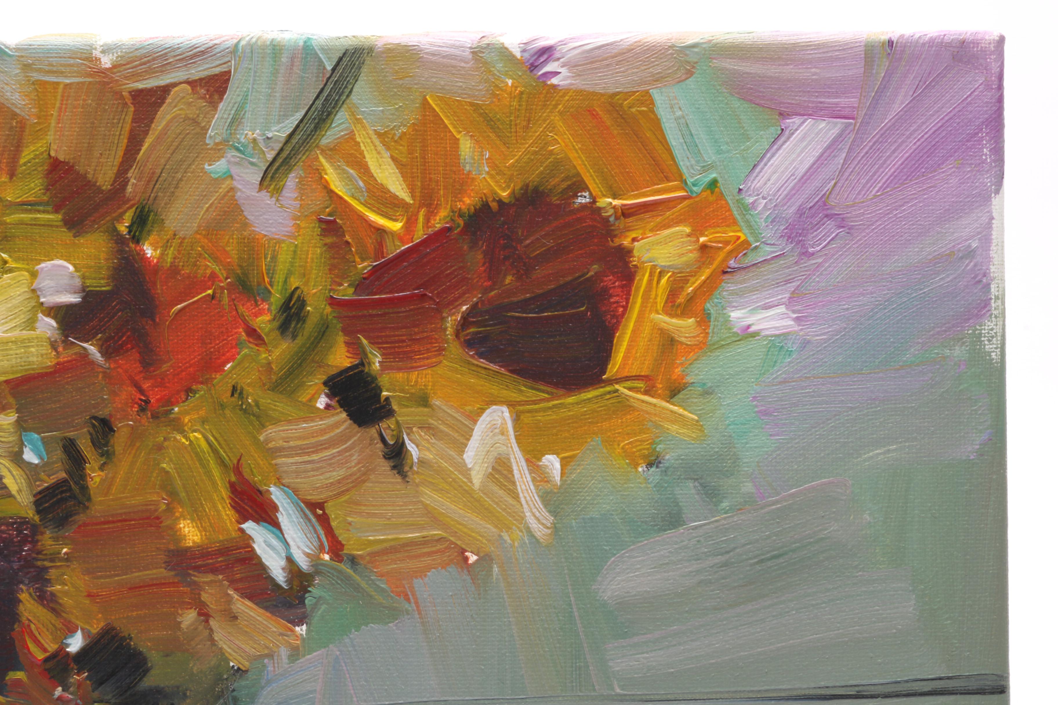 Jose Trujillo Oil Painting "The Glass Vase"