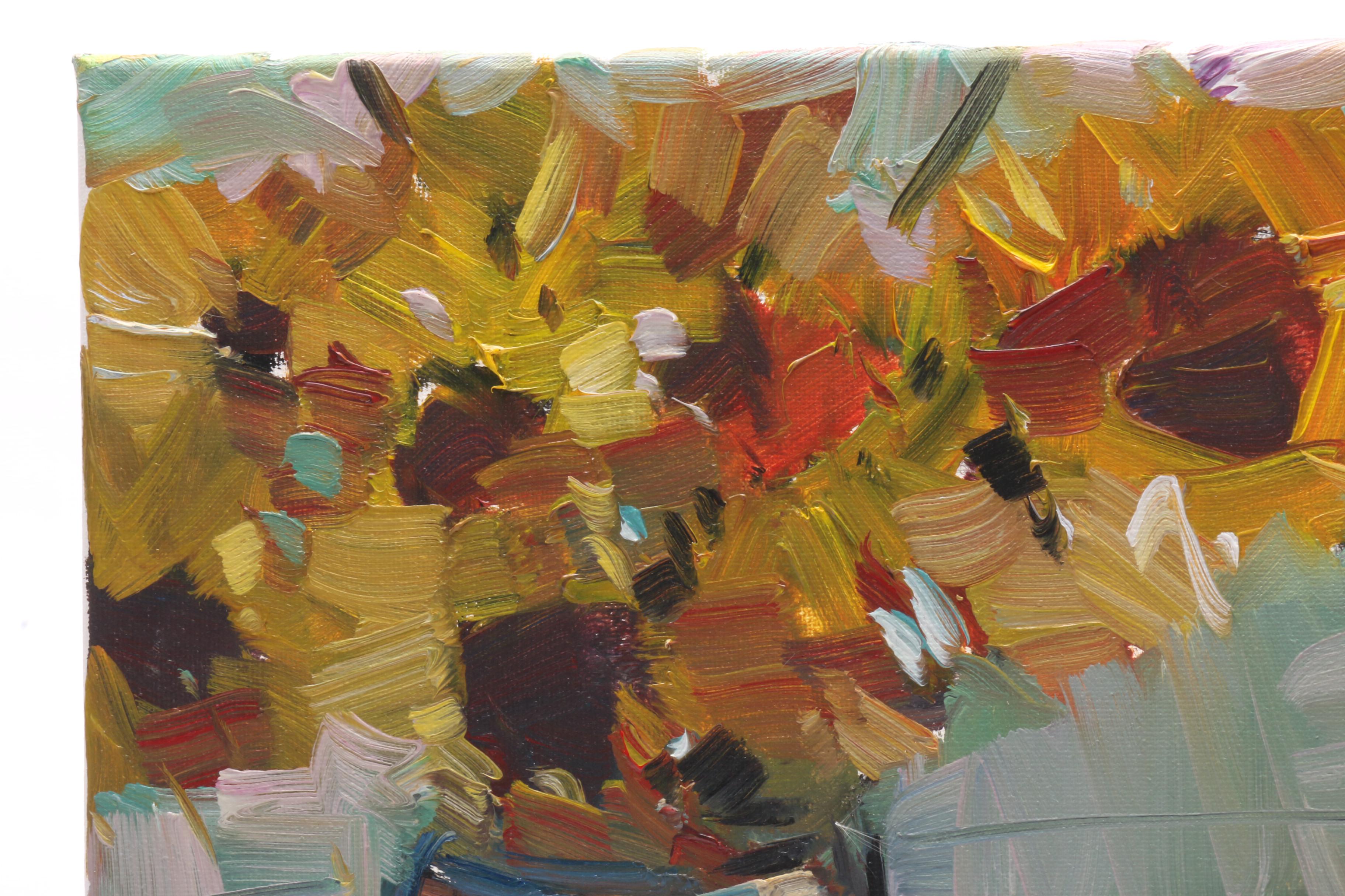 Jose Trujillo Oil Painting "The Glass Vase"