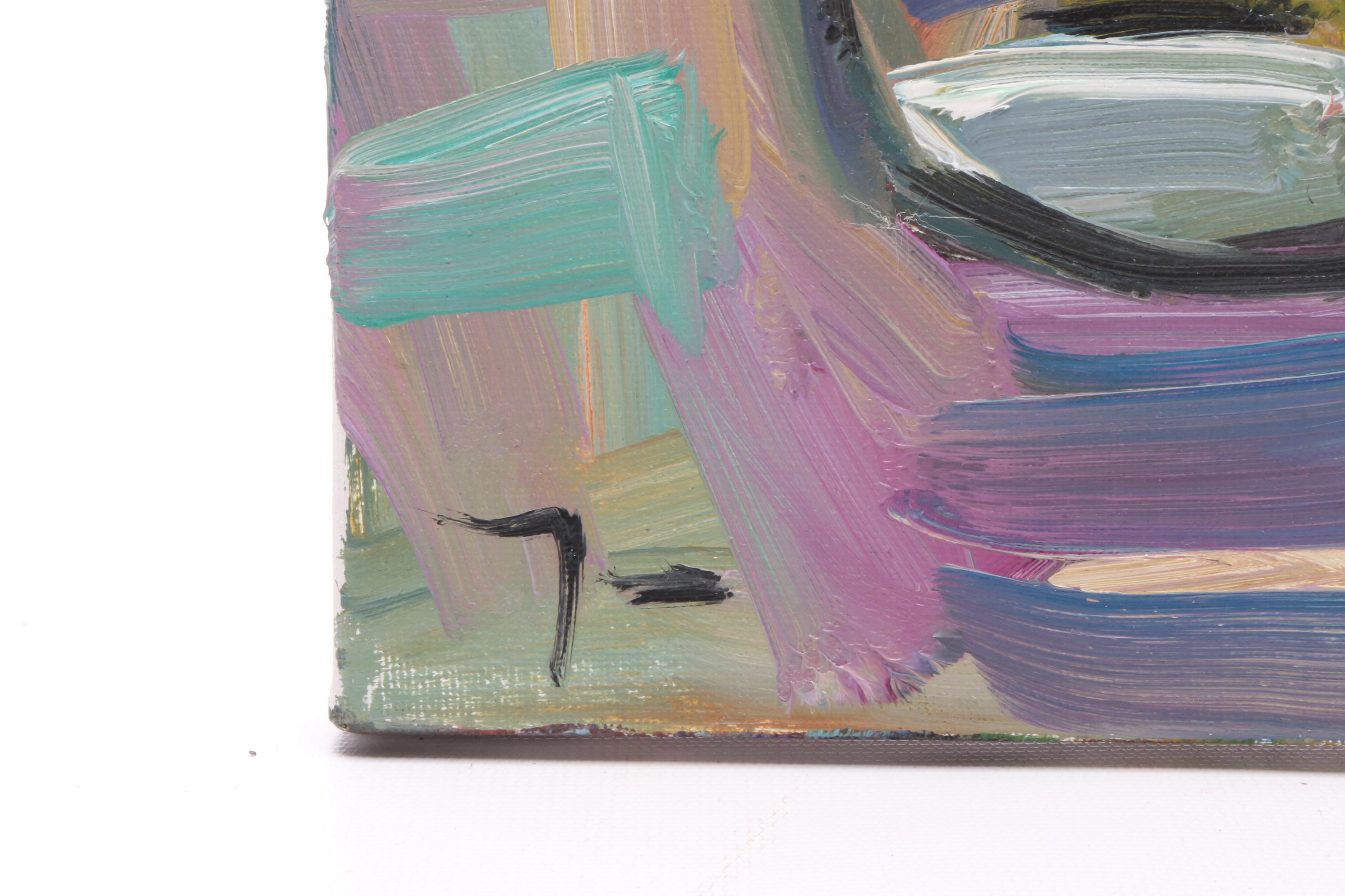 Jose Trujillo Oil Painting "The Glass Vase"