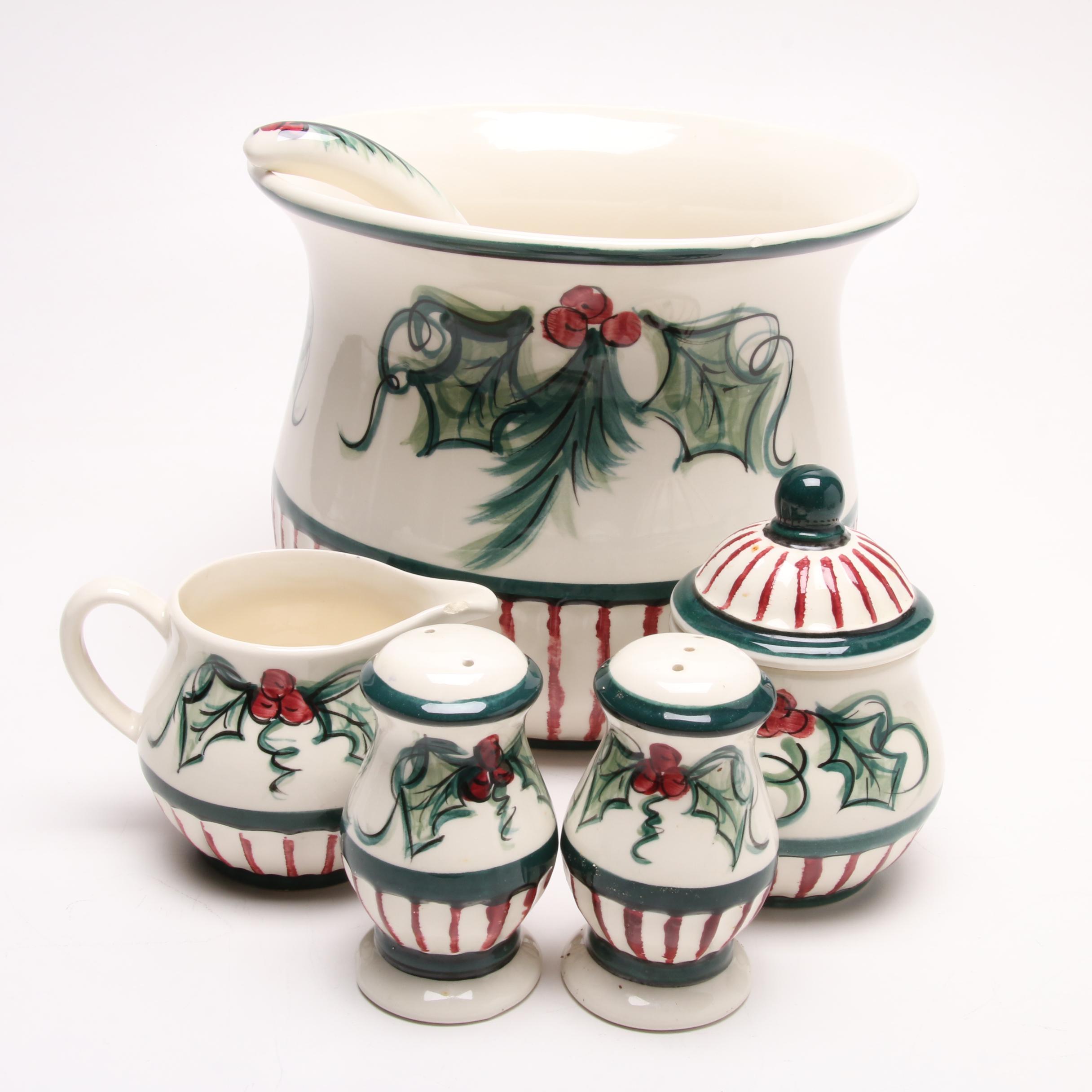 Gail Pittman "Hollylujah" Christmas Dinnerware
