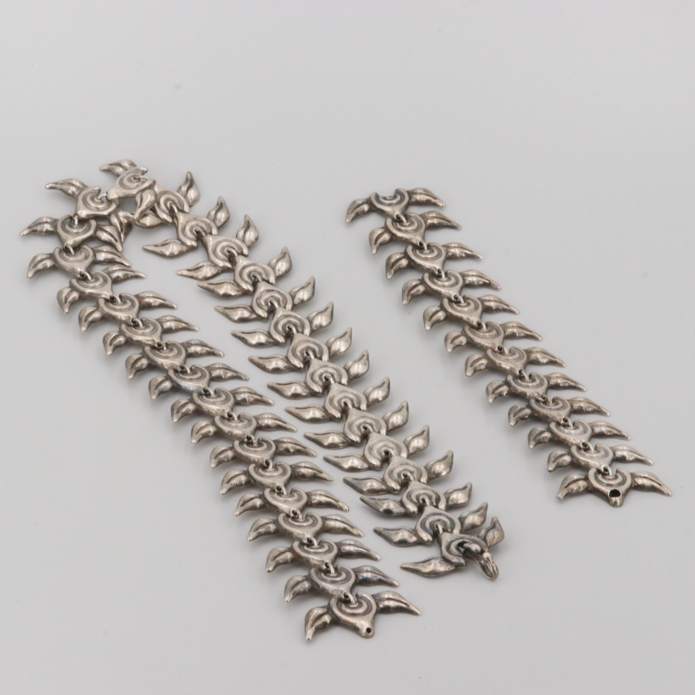 Los Castillo Taxco 980 Silver Necklace