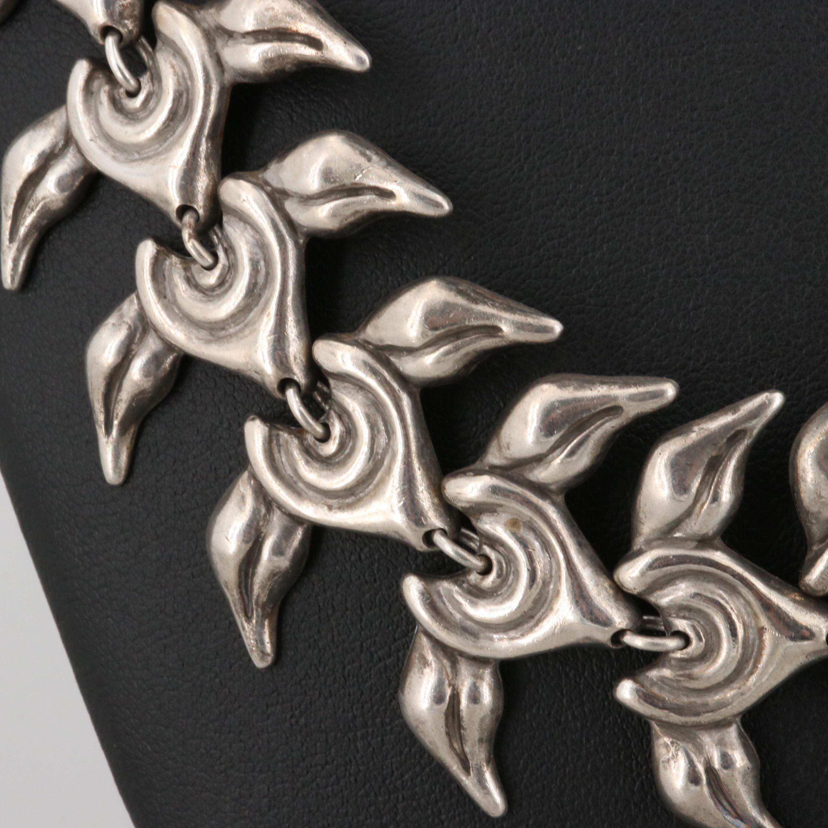 Los Castillo Taxco 980 Silver Necklace