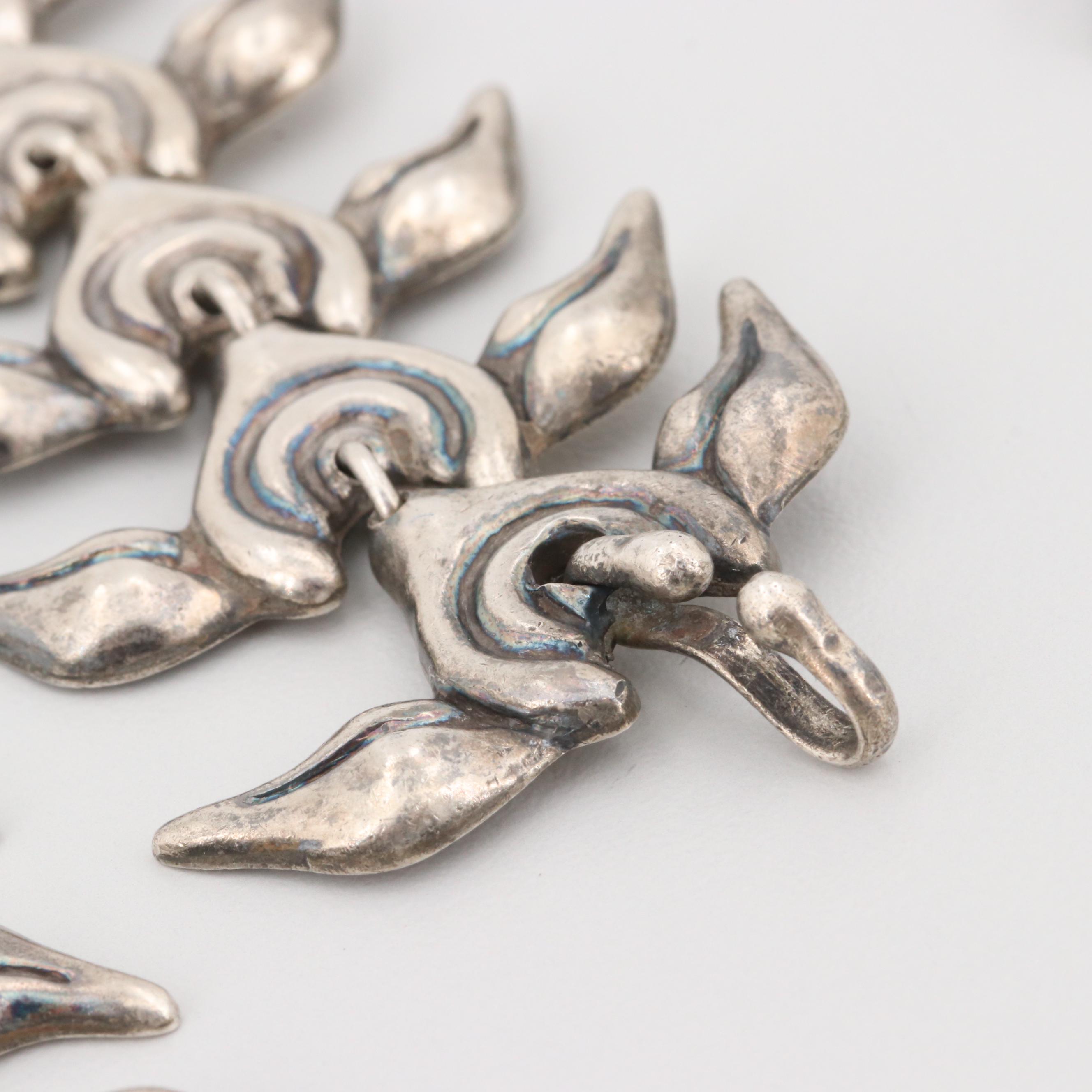 Los Castillo Taxco 980 Silver Necklace