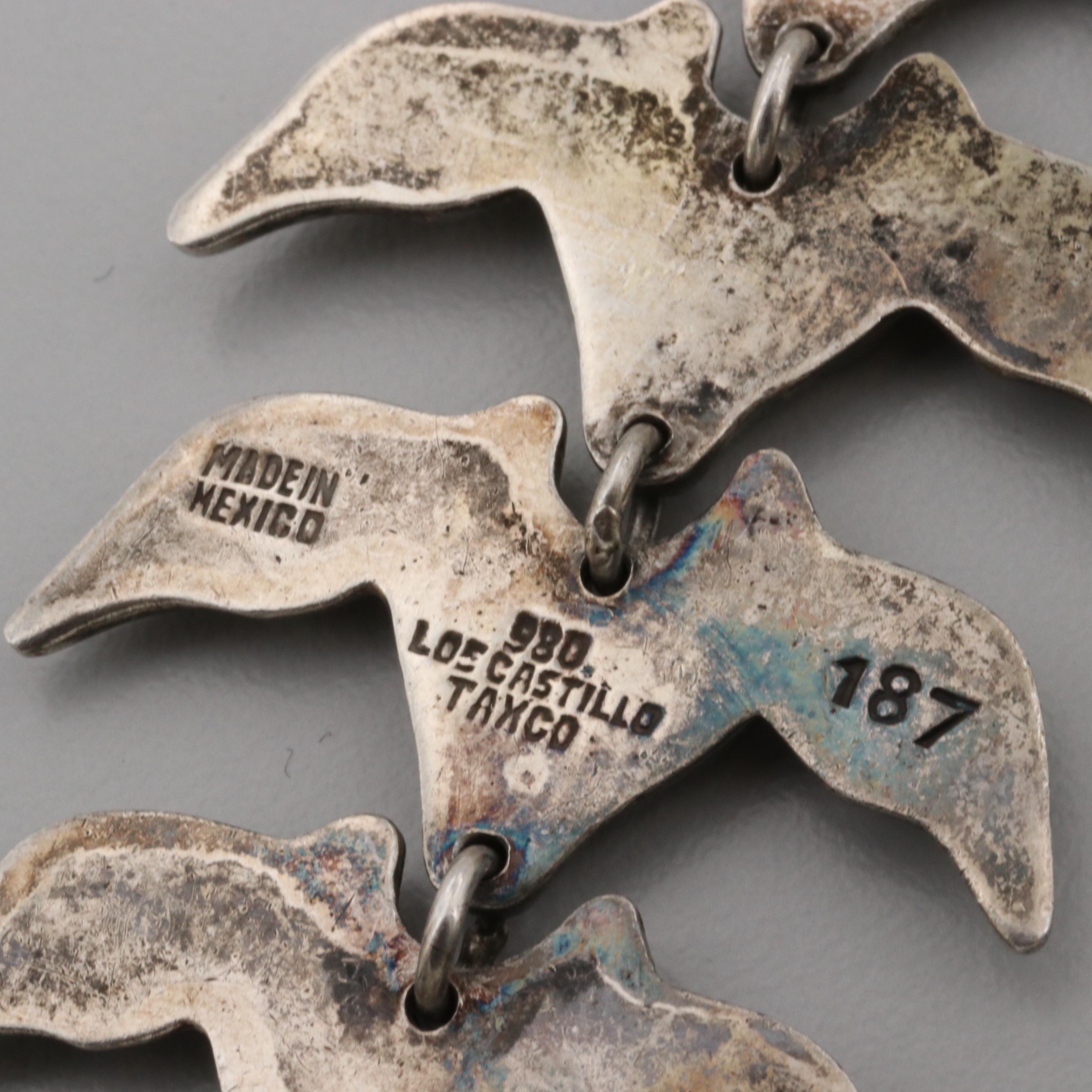 Los Castillo Taxco 980 Silver Necklace