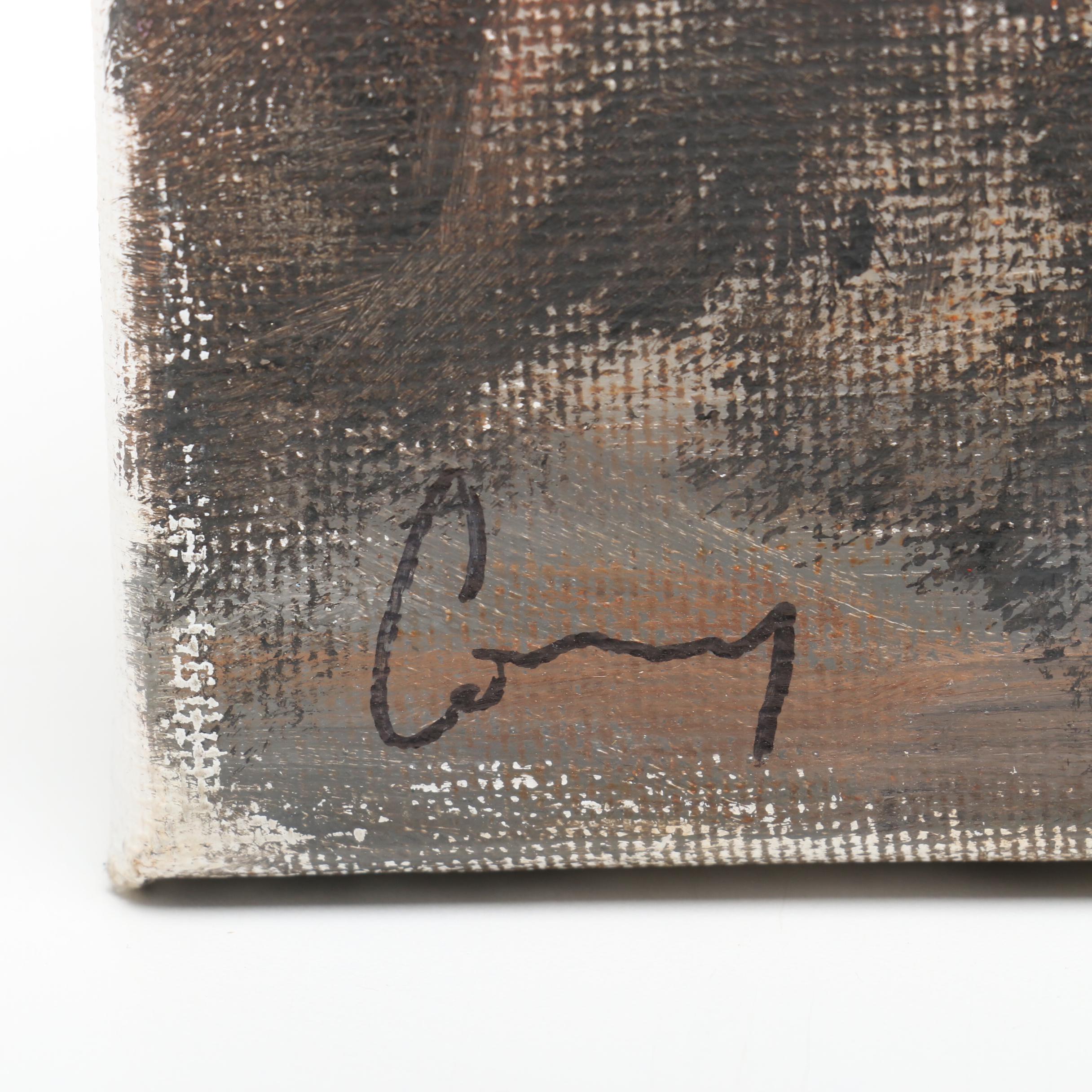 Jim Conroy Oil Painting "Wolf"