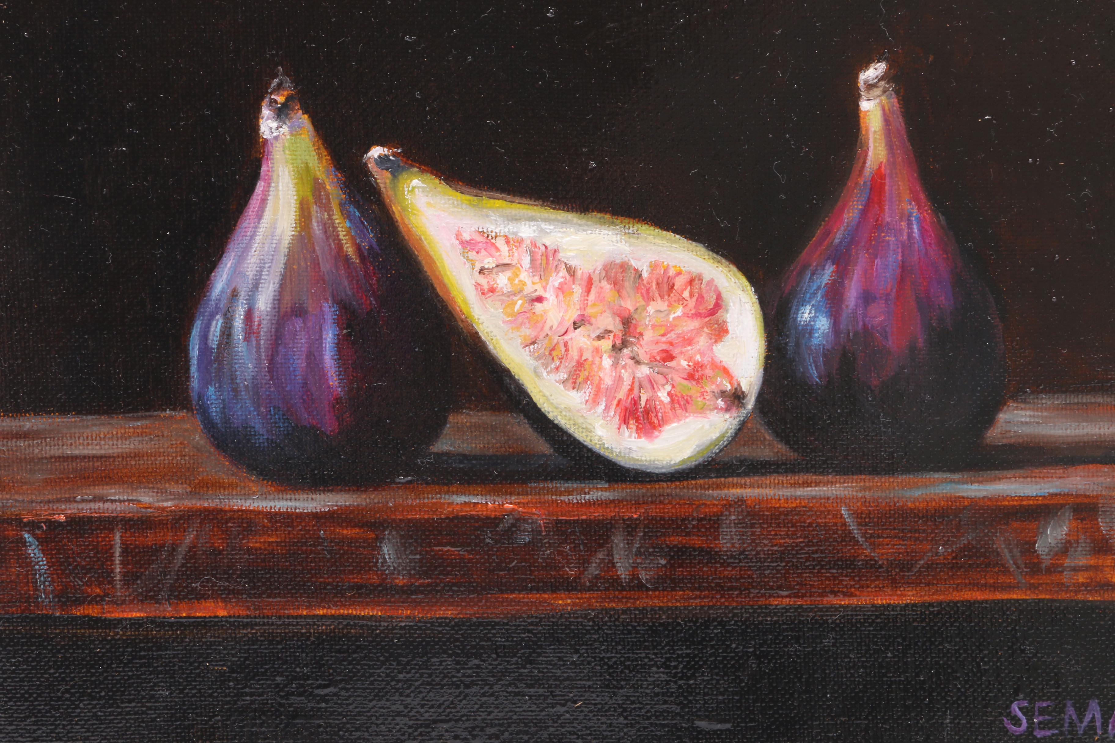 Sema Oil Painting "Still Life with Figs"