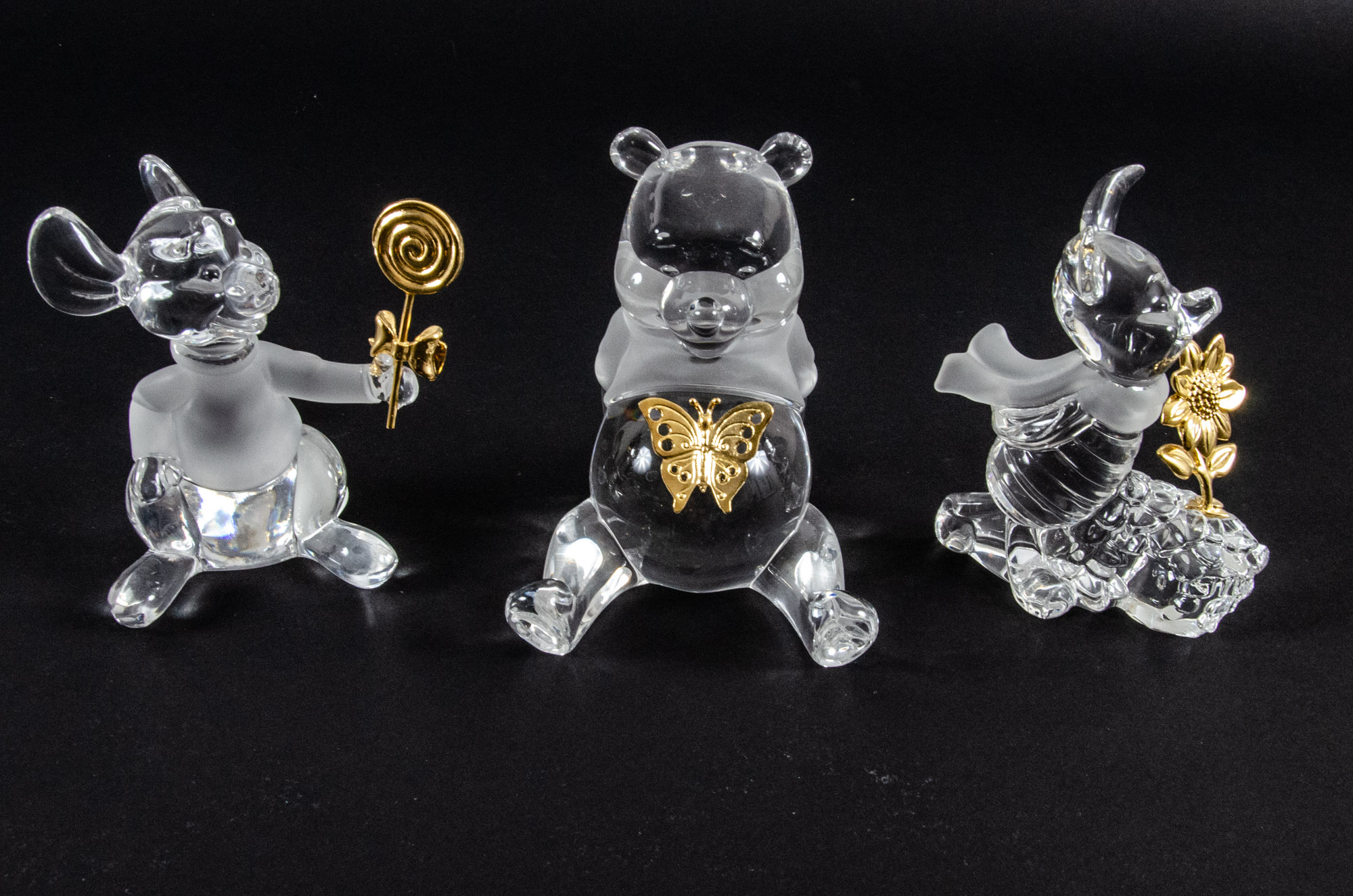 Disney "Winnie-the-Pooh" Crystal Figurines by Lenox