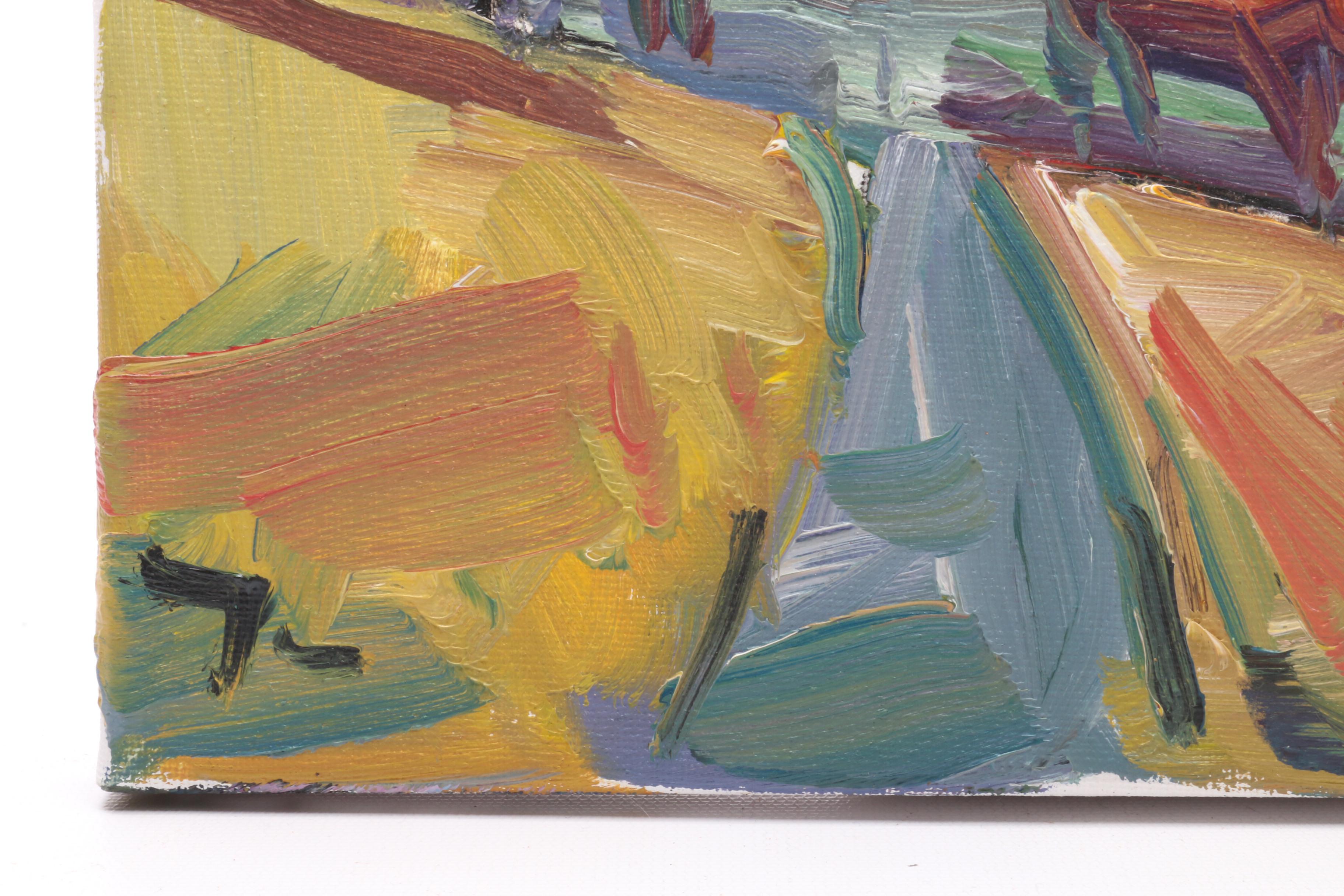 Jose Trujillo Oil Painting "The Road"