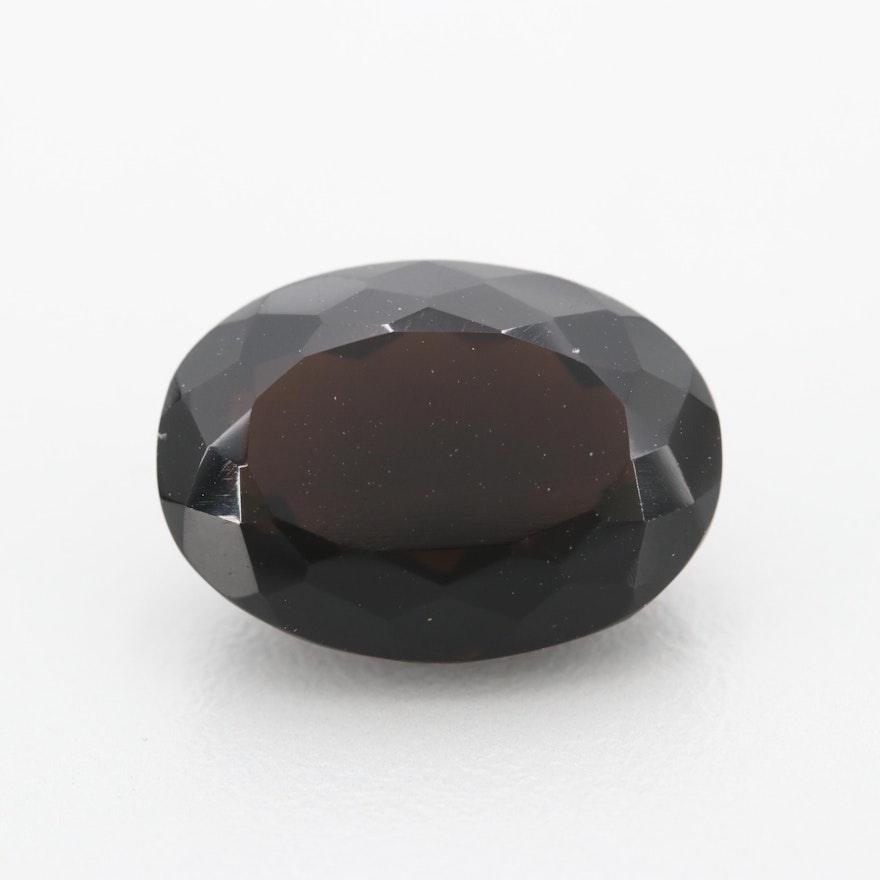 Loose 12.43 CT Smokey Quartz Gemstone