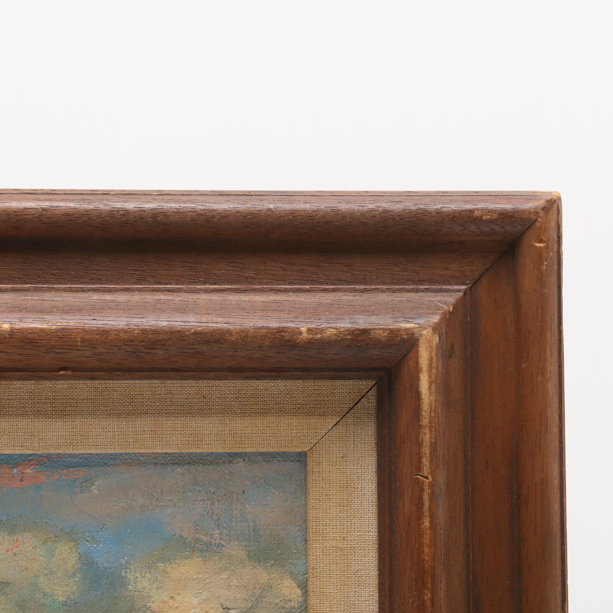 Matthew Kalmenoff Mid-Century Oil Landscape Painting