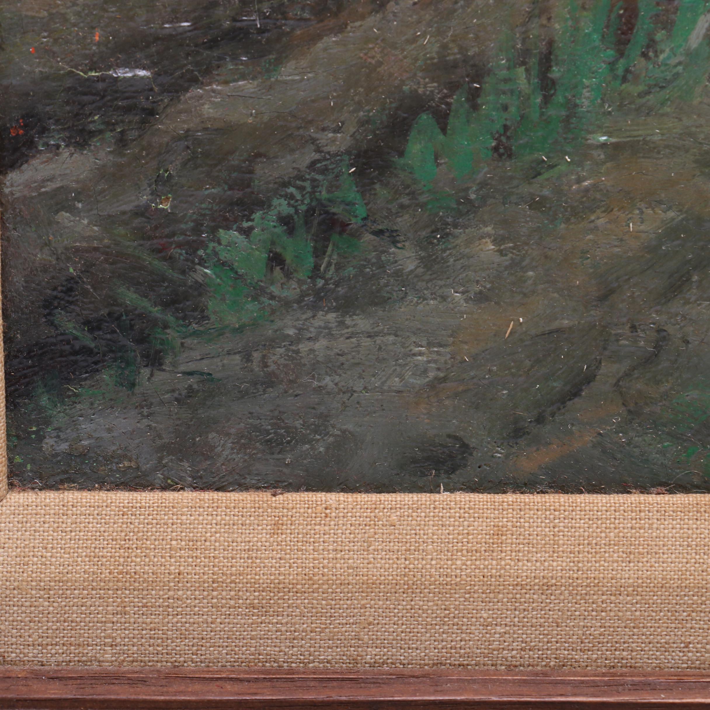 Matthew Kalmenoff Mid-Century Oil Landscape Painting