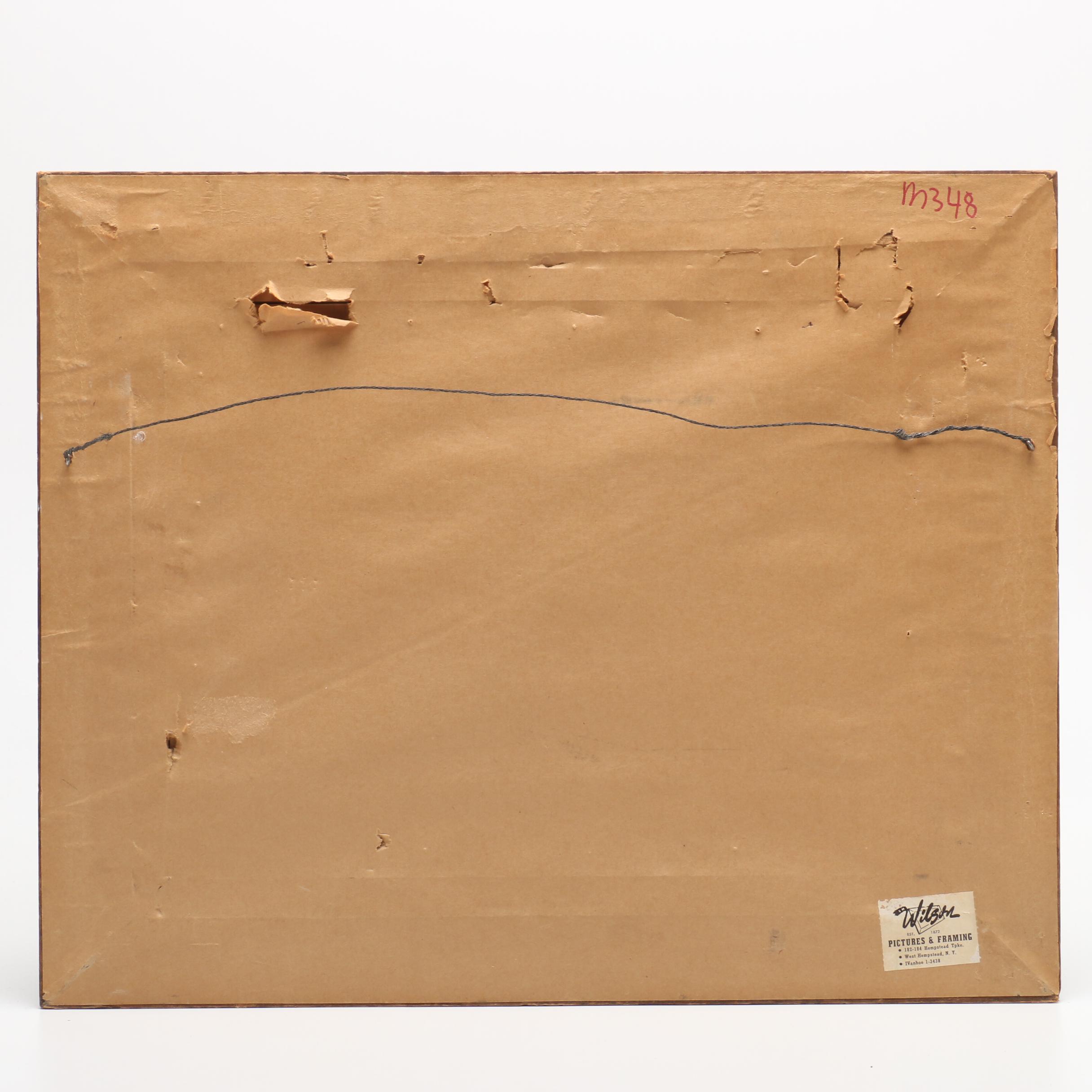 Matthew Kalmenoff Mid-Century Oil Landscape Painting