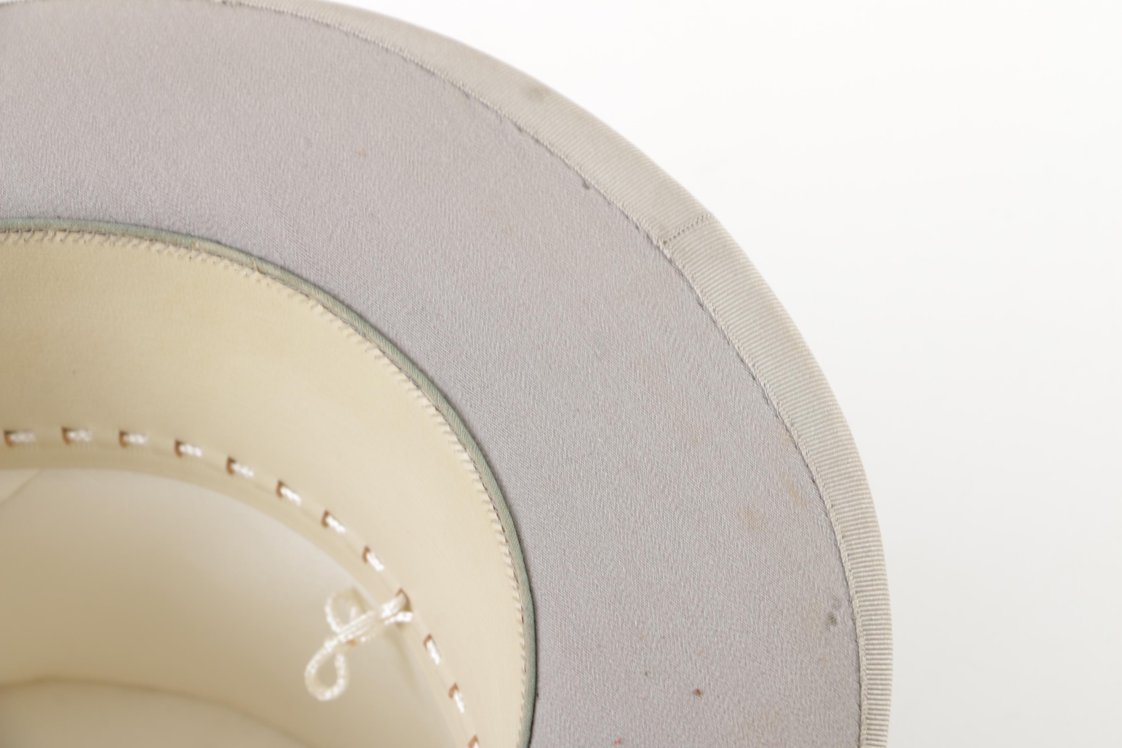 Men's Lock & Co. Hatters London Dove Grey Fur Felt Top Hat and Leather Hat Box