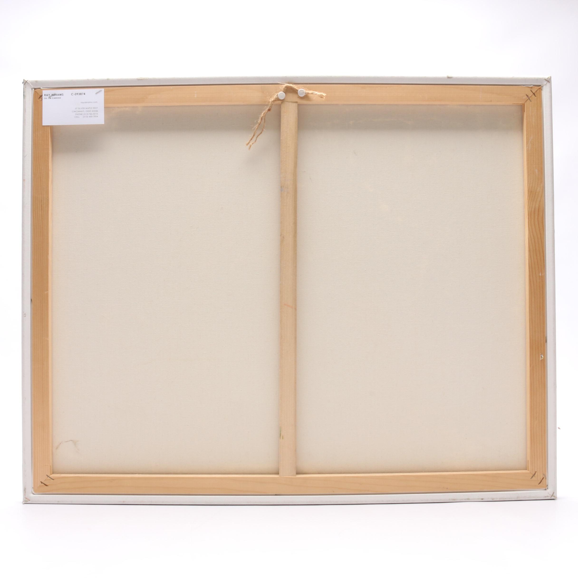 Ray Abrams Landscape Oil Painting of Stream