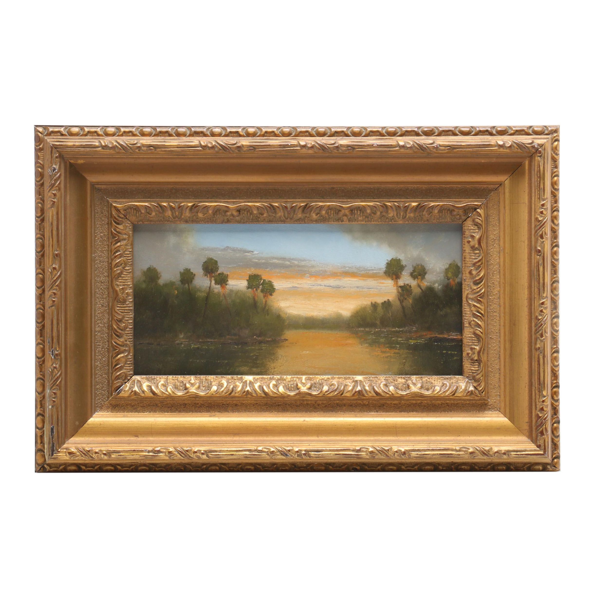 Munn Landscape Oil Painting on Canvas