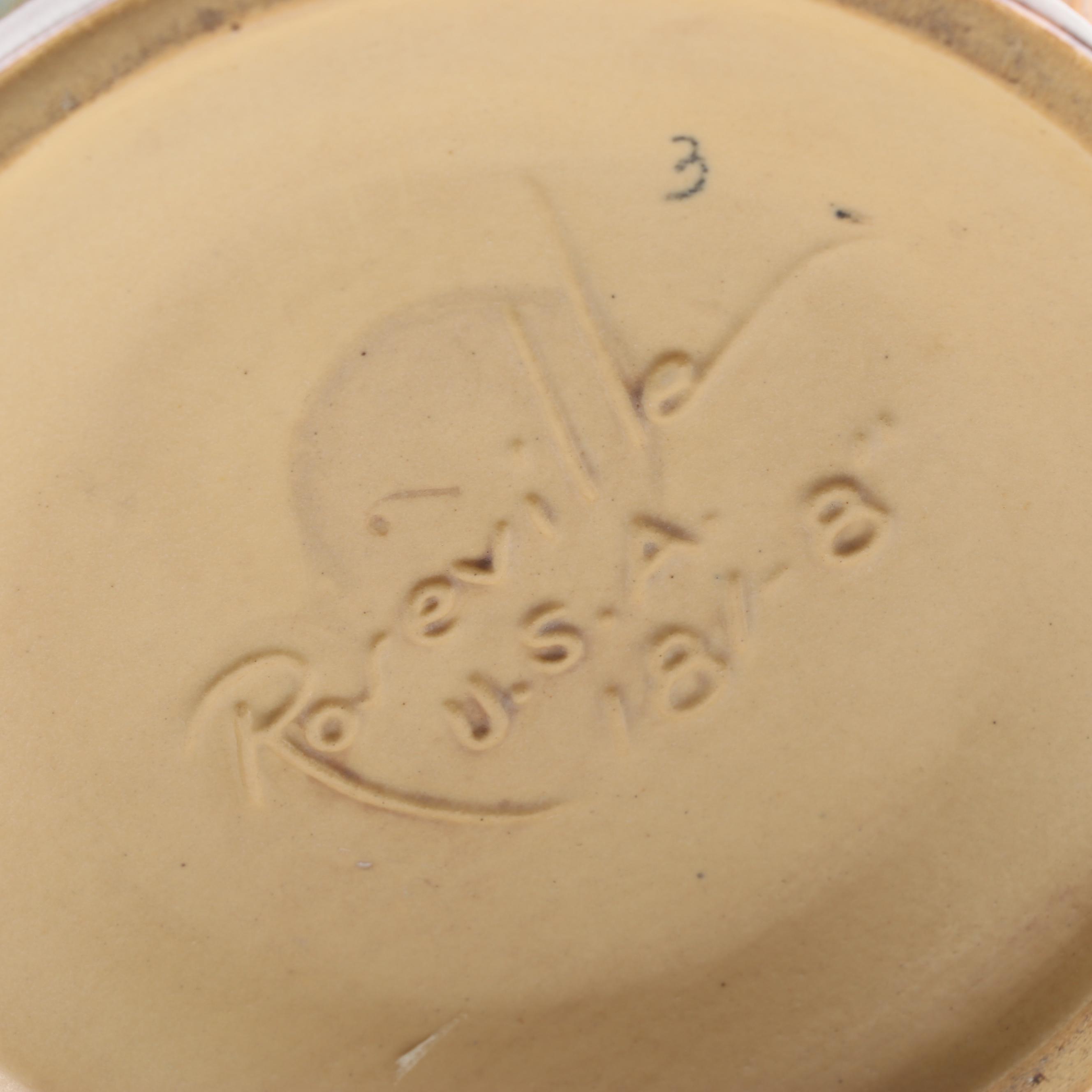 Roseville Pottery "Magnolia" Handled Vase, Mid-Century