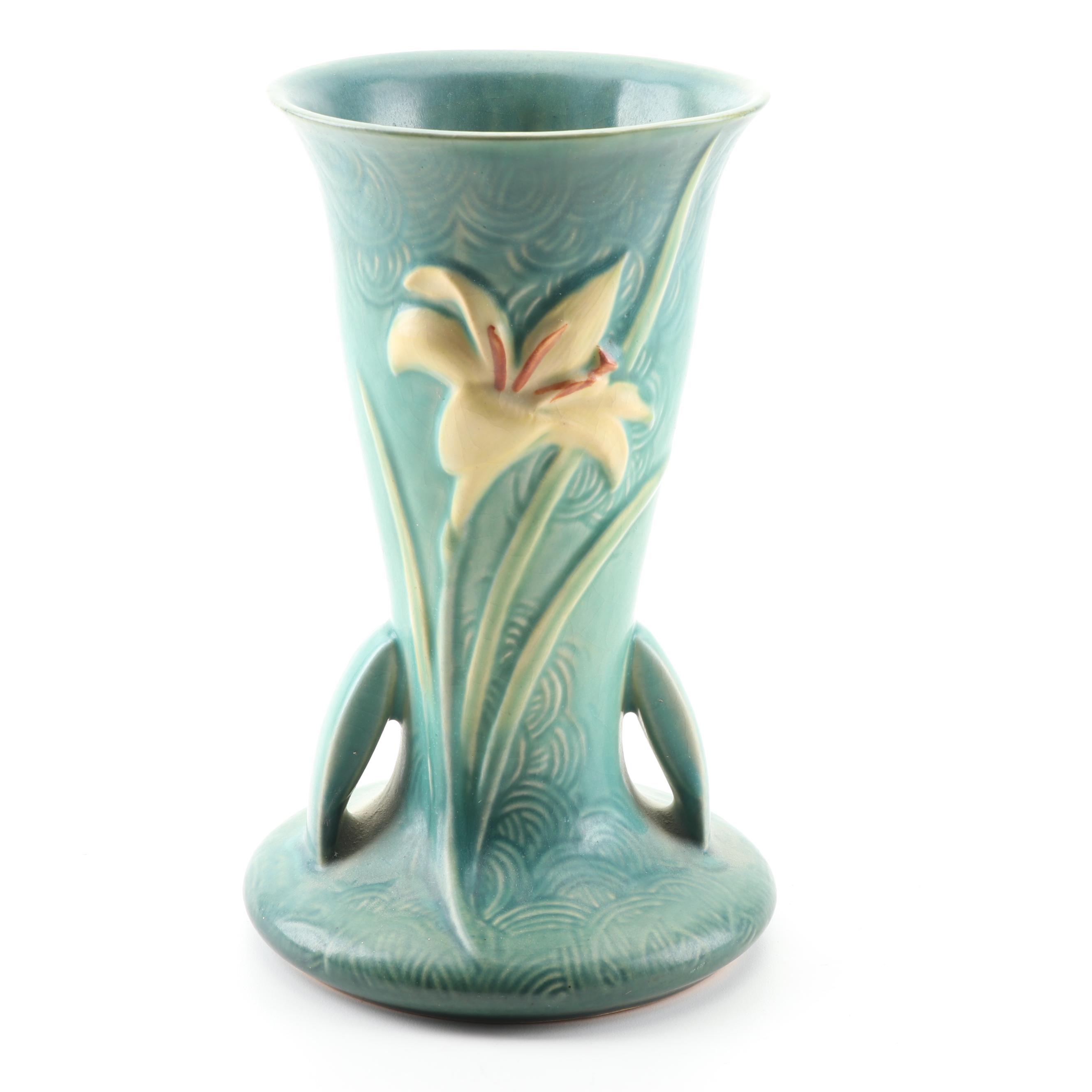 Roseville Pottery "Zephyr Lily" Vase, Mid-Century