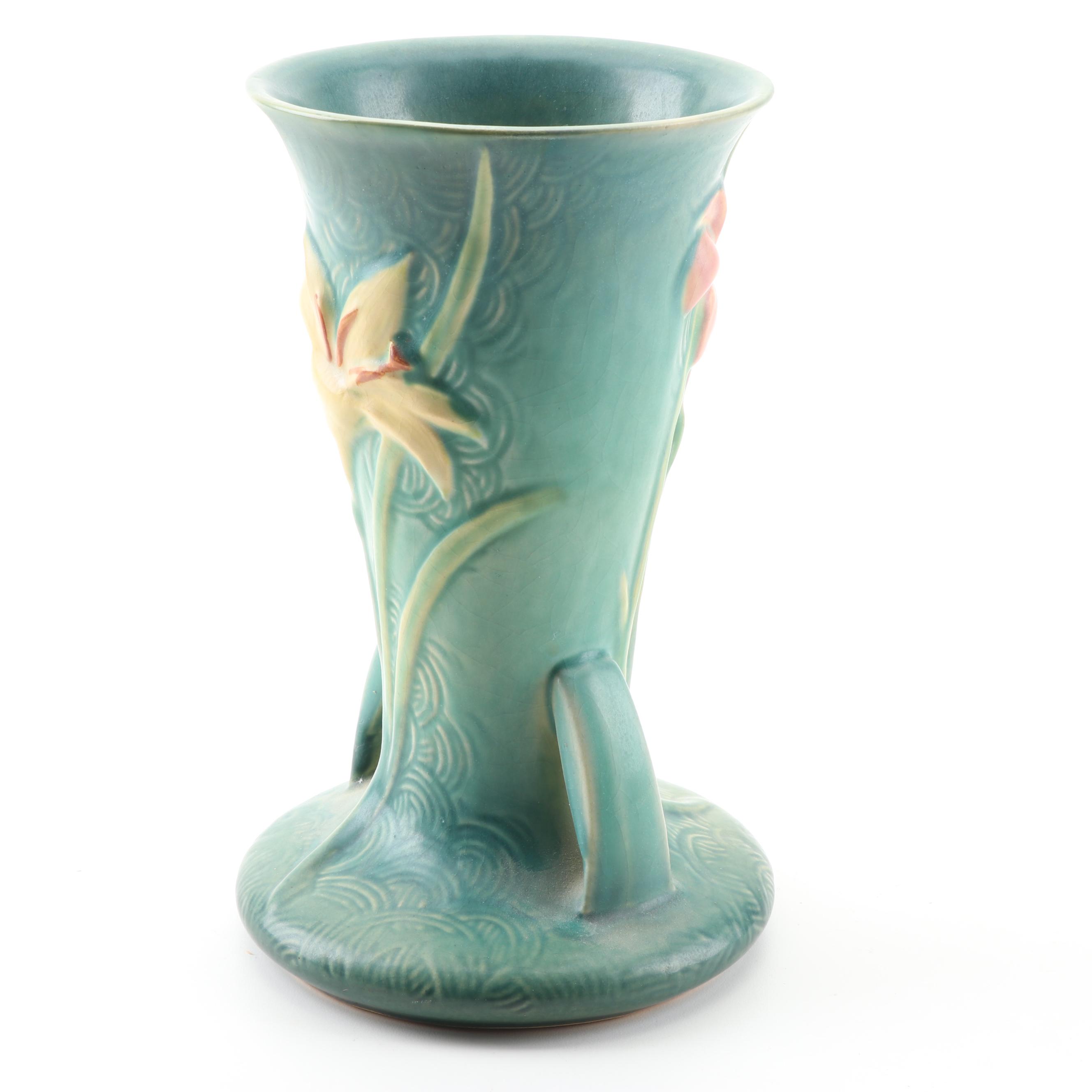 Roseville Pottery "Zephyr Lily" Vase, Mid-Century