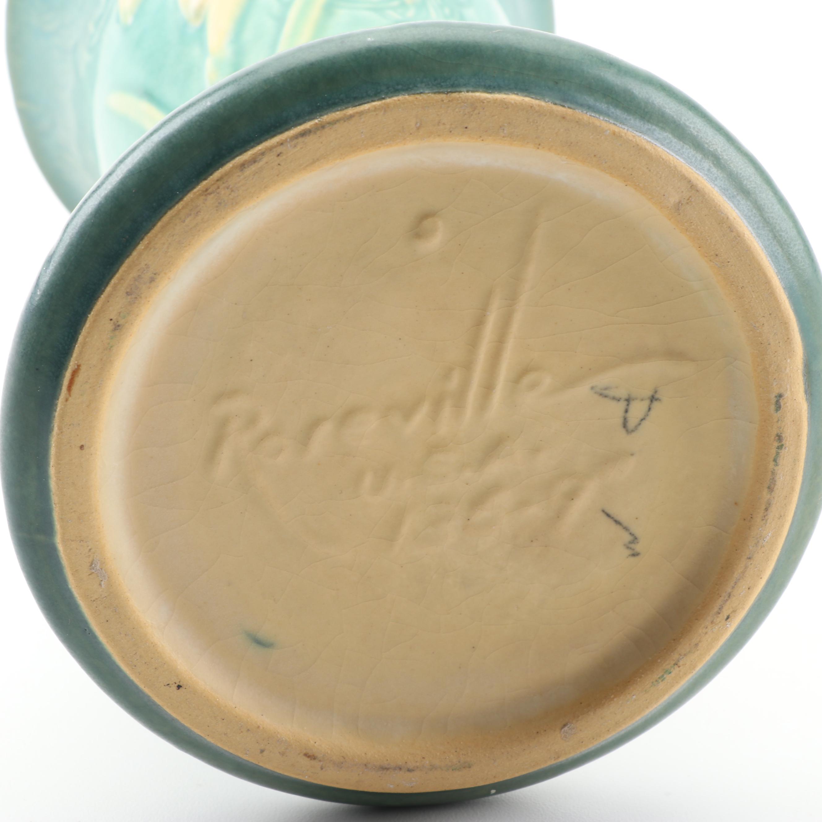 Roseville Pottery "Zephyr Lily" Vase, Mid-Century